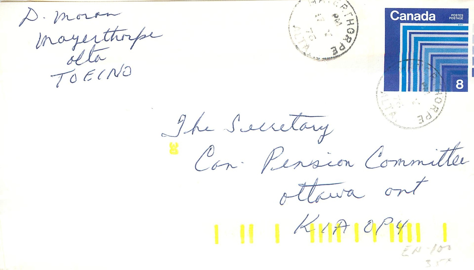 Entier Postal Postal Stationary Canada 