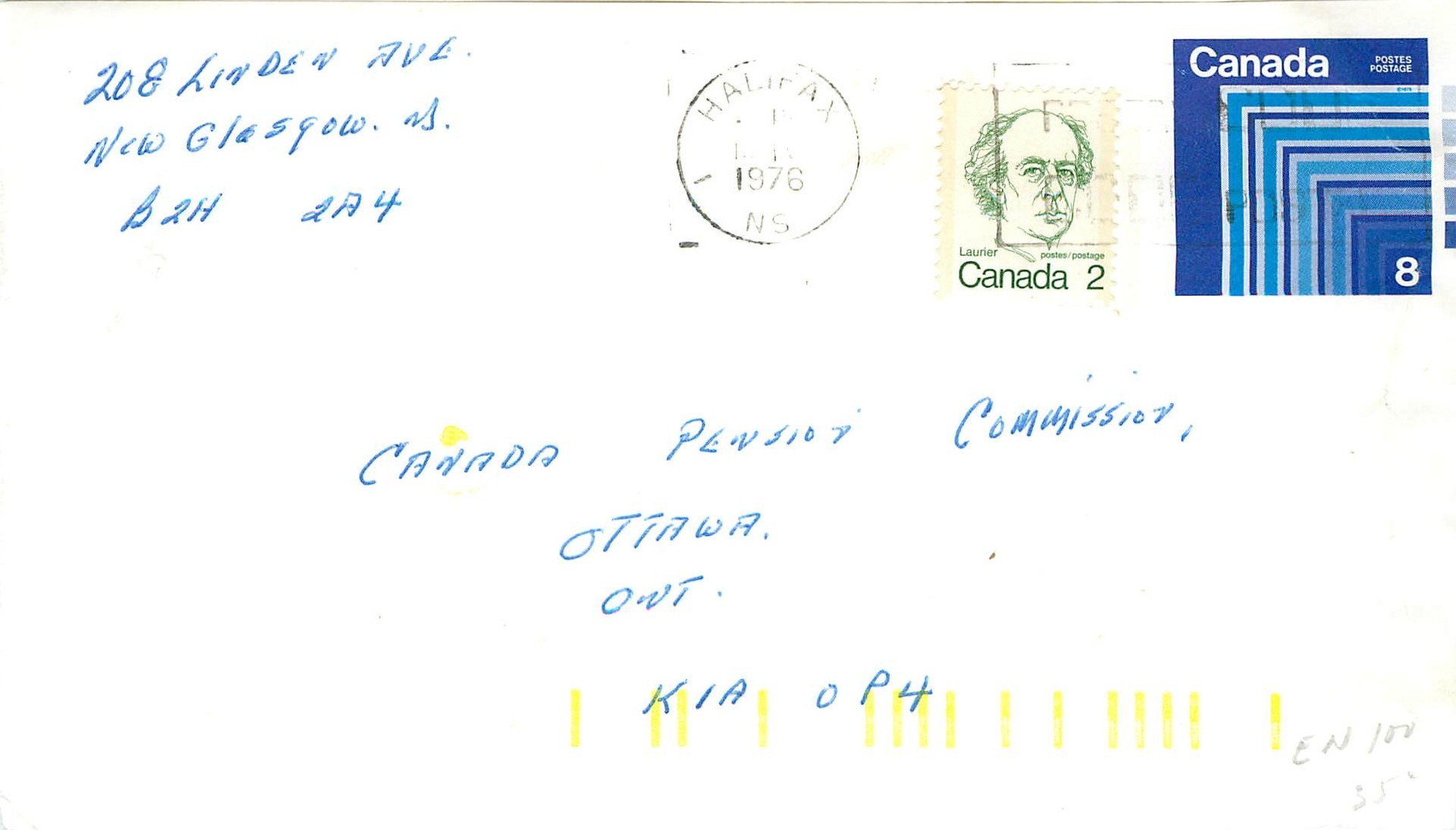 Entier Postal Postal Stationary Canada Halifax