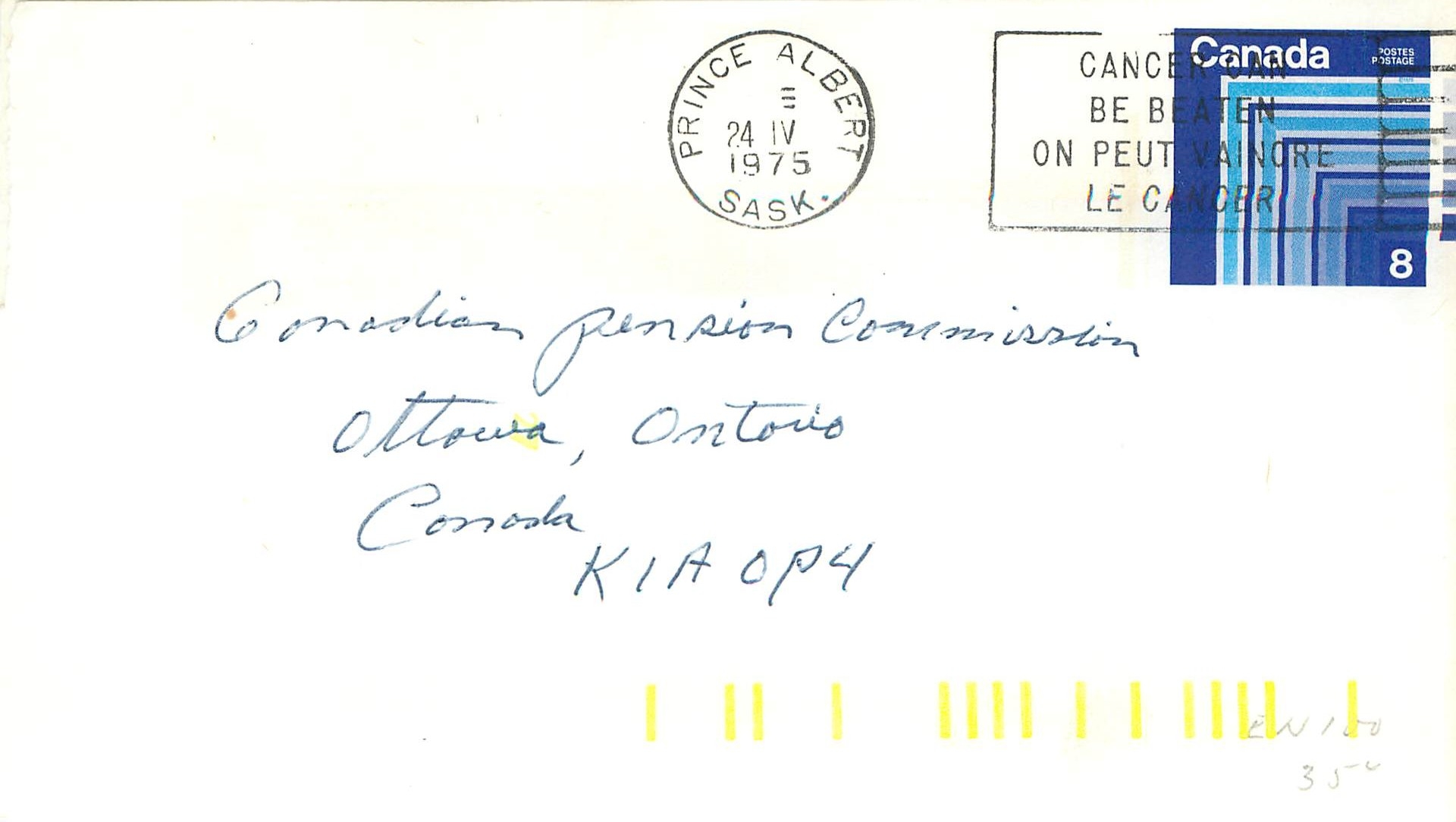 Entier Postal Postal Stationary Canada Prince Albert