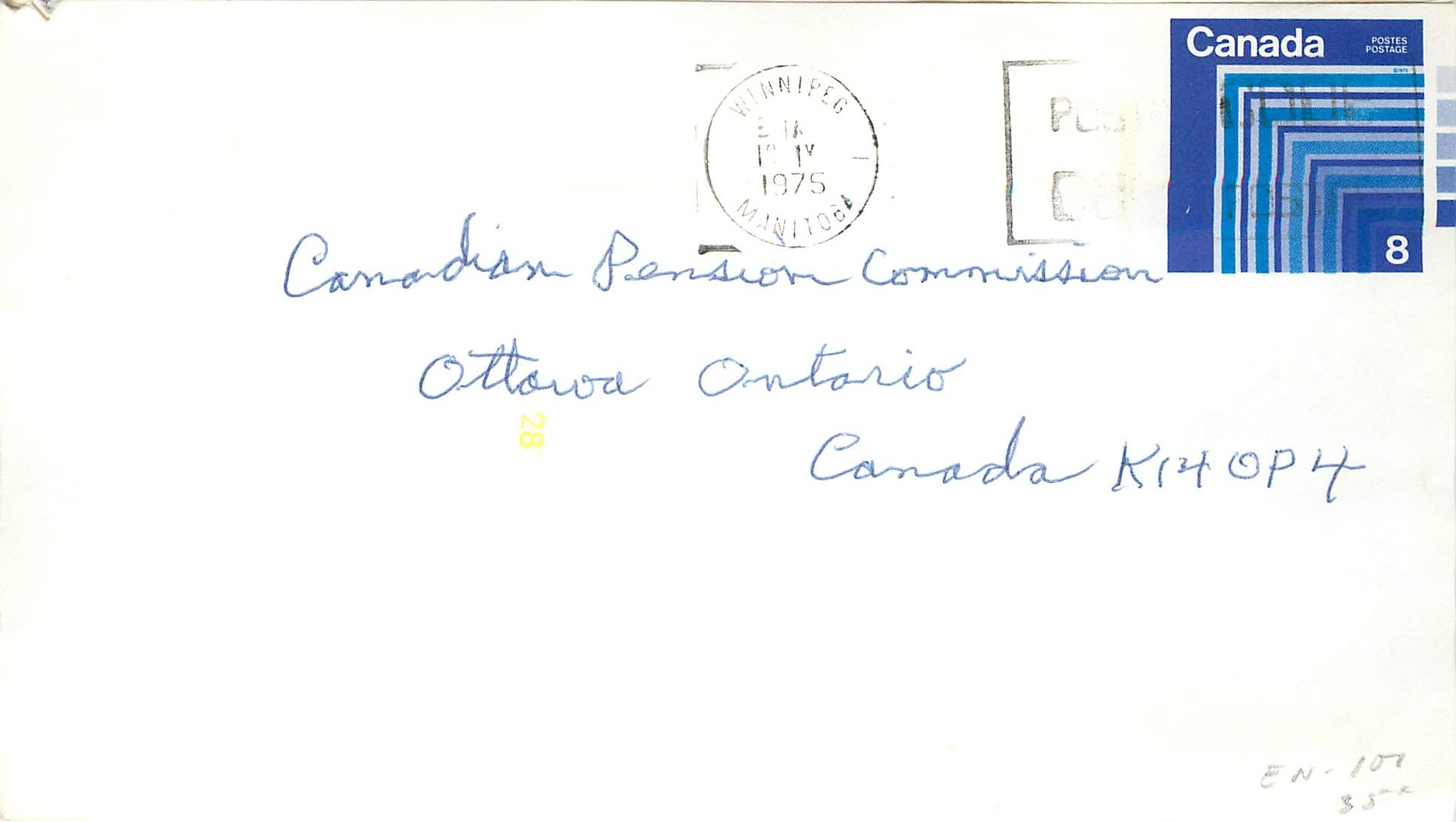 Entier Postal Postal Stationary Canada Winnipeg