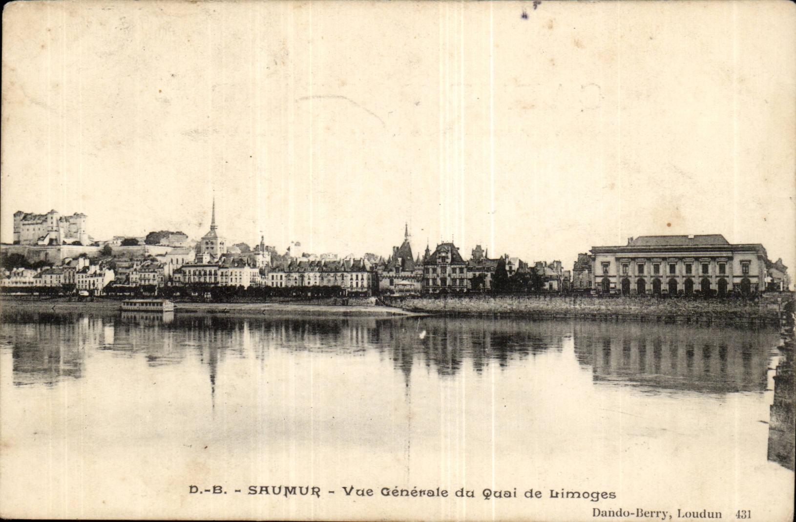 Saumur Seen General of the Quay of Limoges - CPA