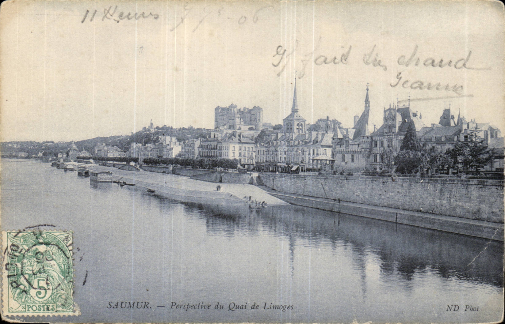 Perspektive Saumur CPA des Kais von Limoges