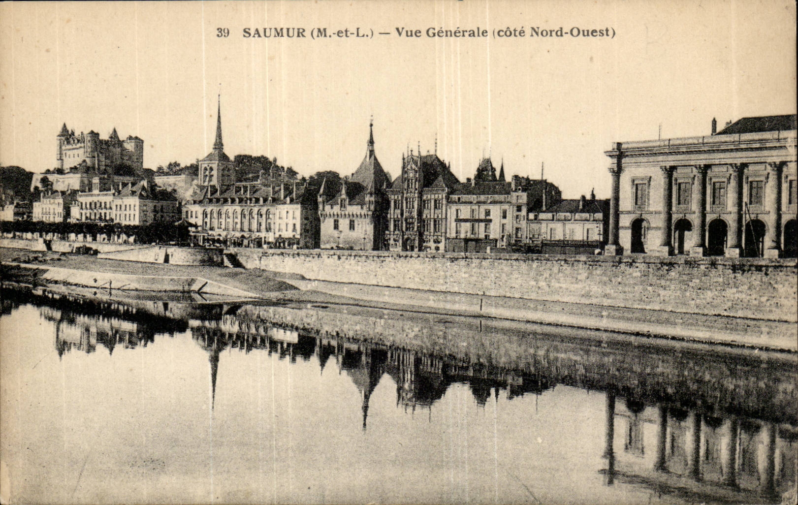 Saumur CPA Ansicht (westliches Nordmass)