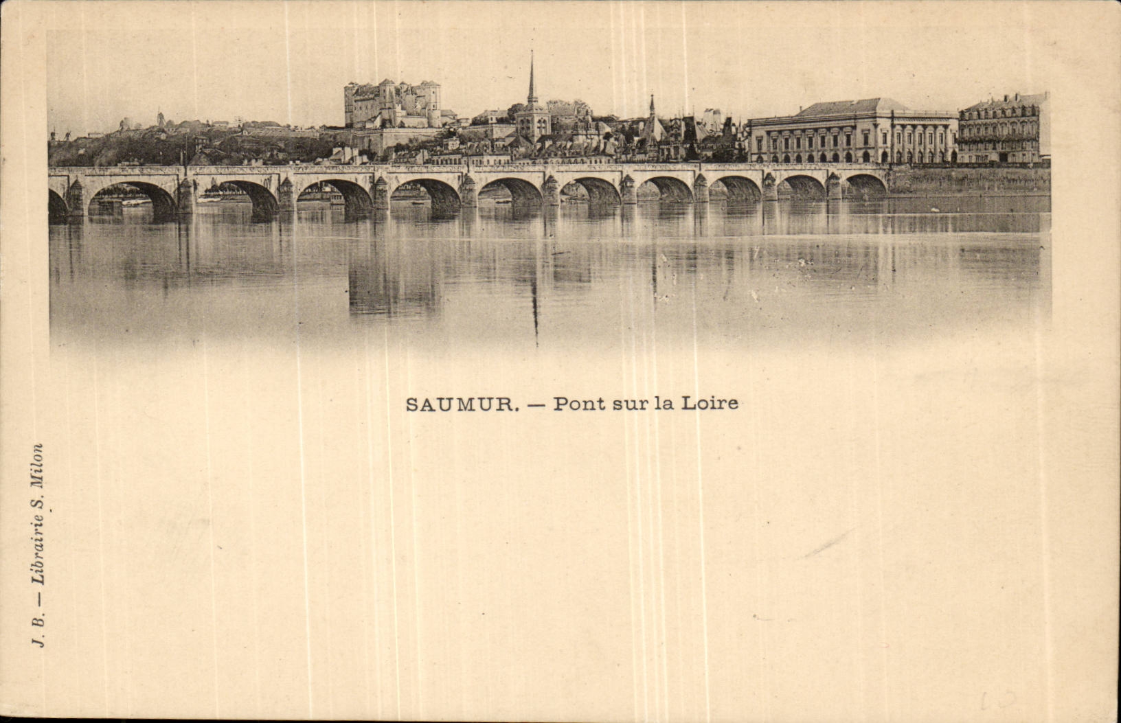 Saumur CPA bridge on the Loire