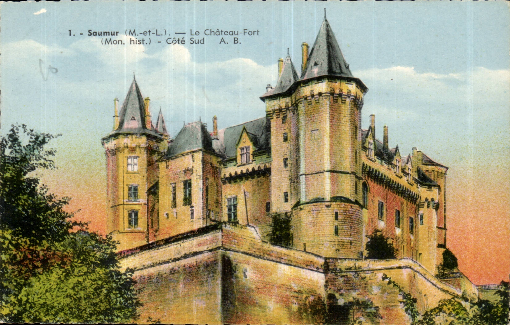 Saumur CPA das starke Schloss