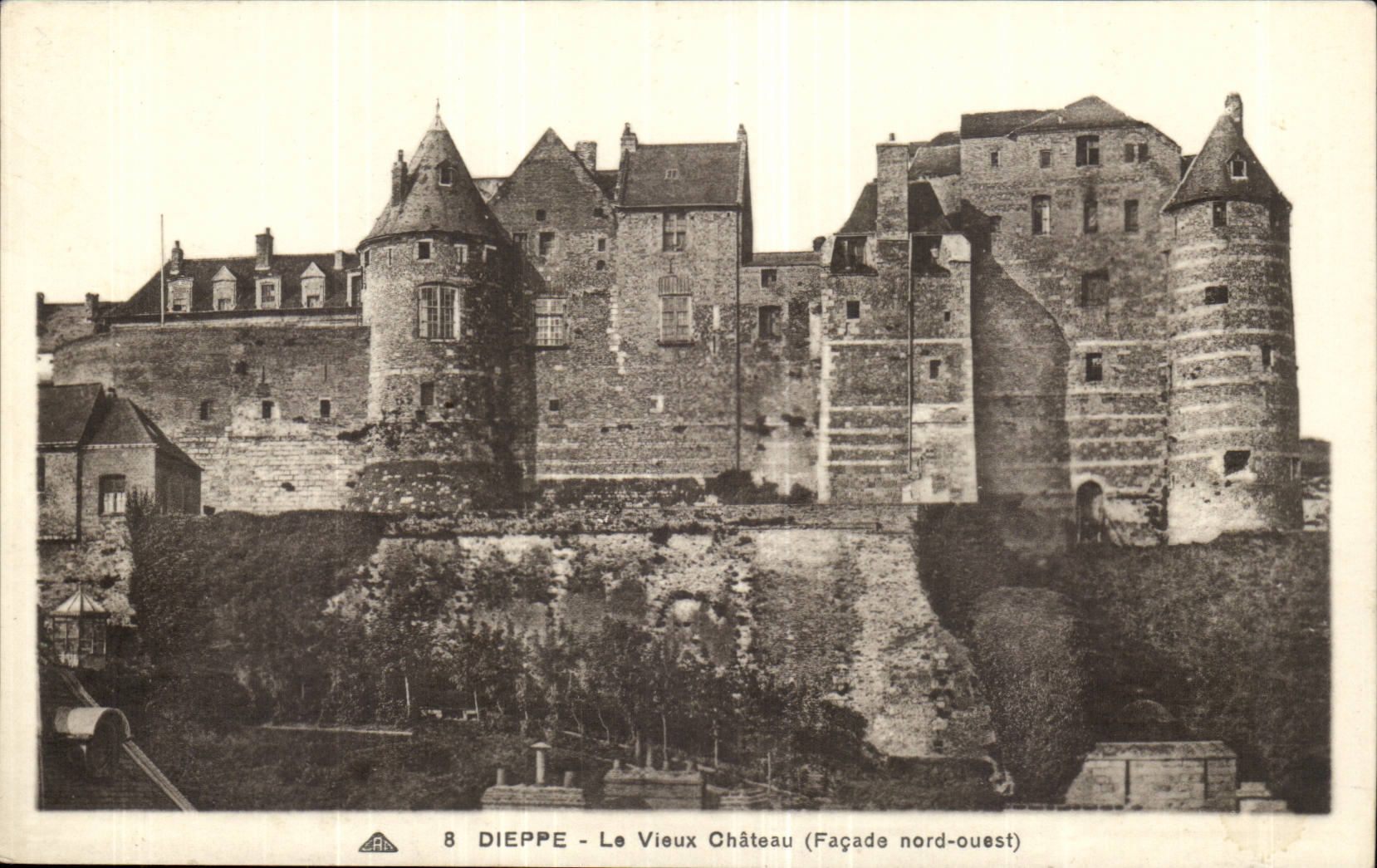 Dieppe CPA das alte Schloss