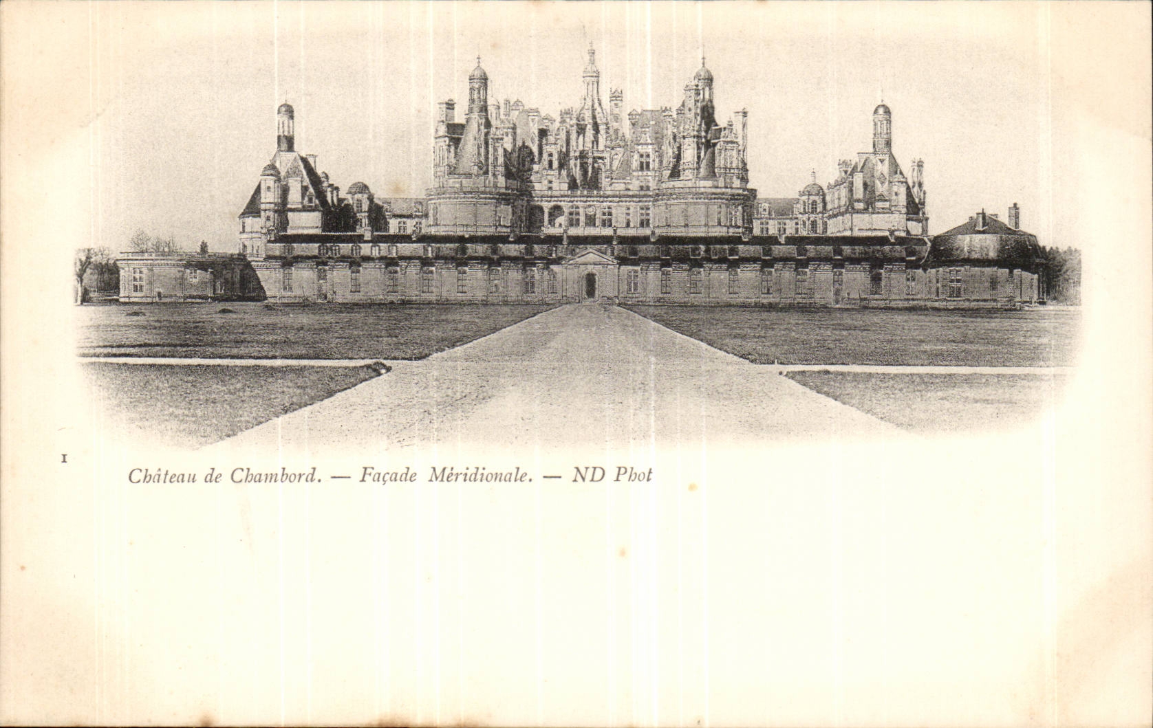 Chateau de Chambord CPA Facade meridionale