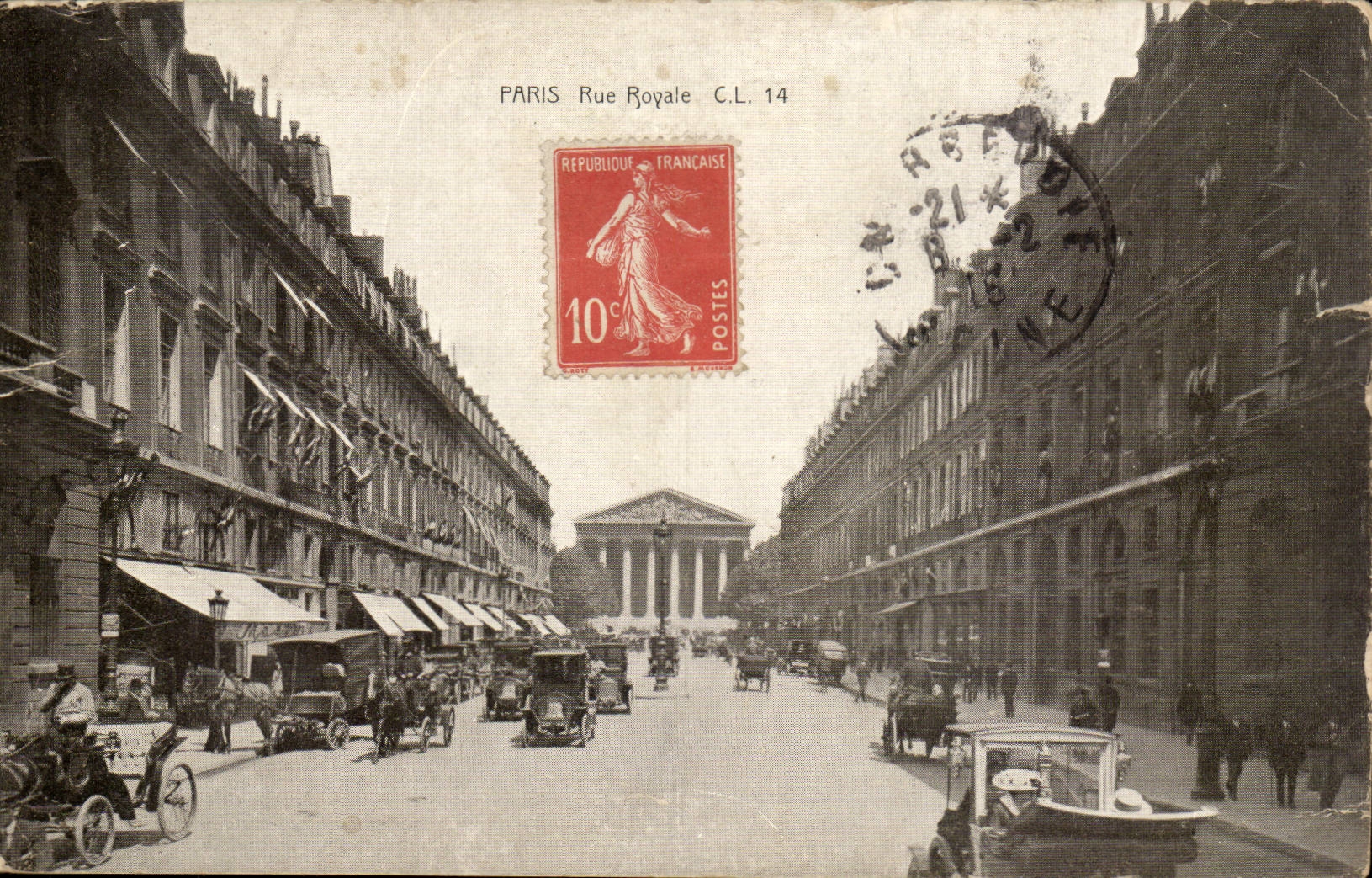 Paris-Konigliche-CPA Strasse