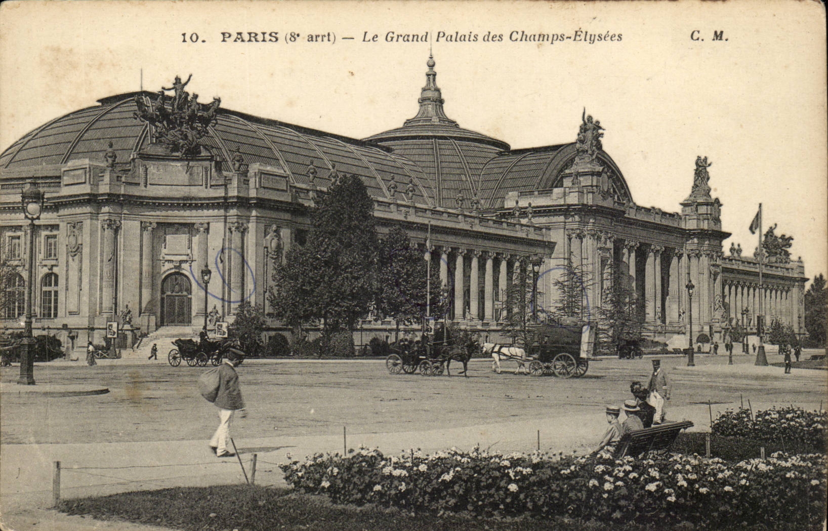 Paris the Large Palate-CPA