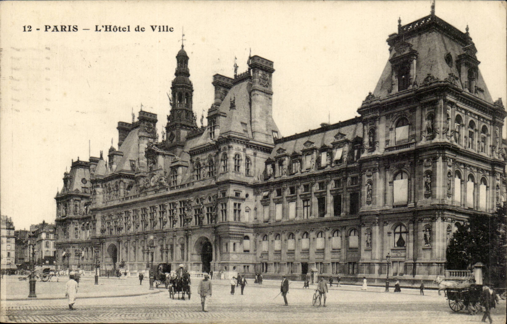 Paris- L'Hotel de Ville -CPA