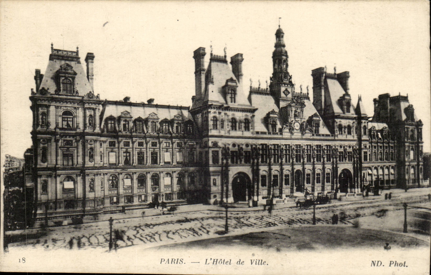 Paris- L'Hotel de Ville -CPA