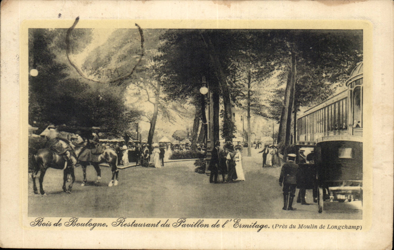 Paris Wood of Boulogne Restoring of the House of Hermitage CPA