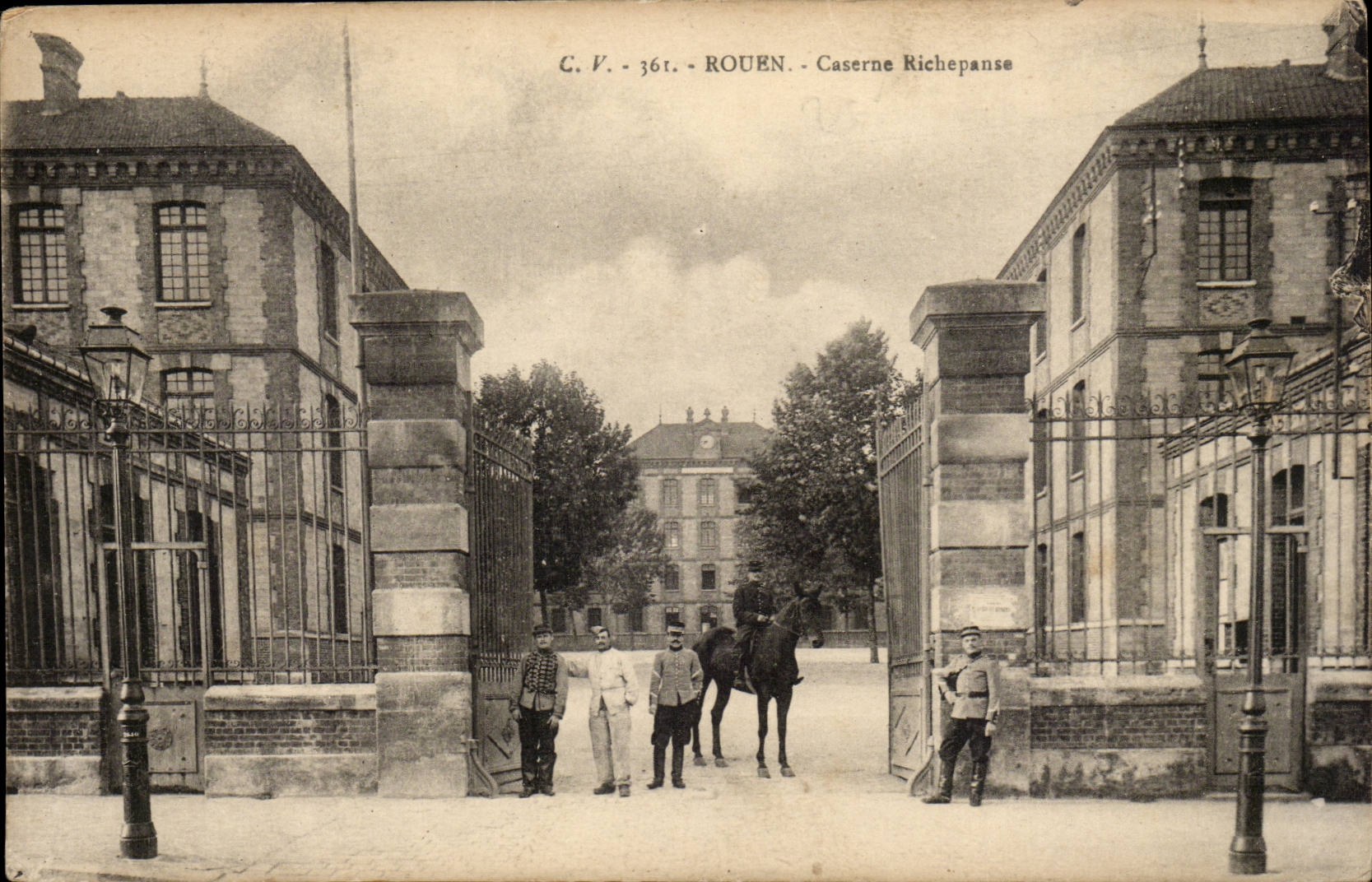Rouen CPA Richepasse Barracks