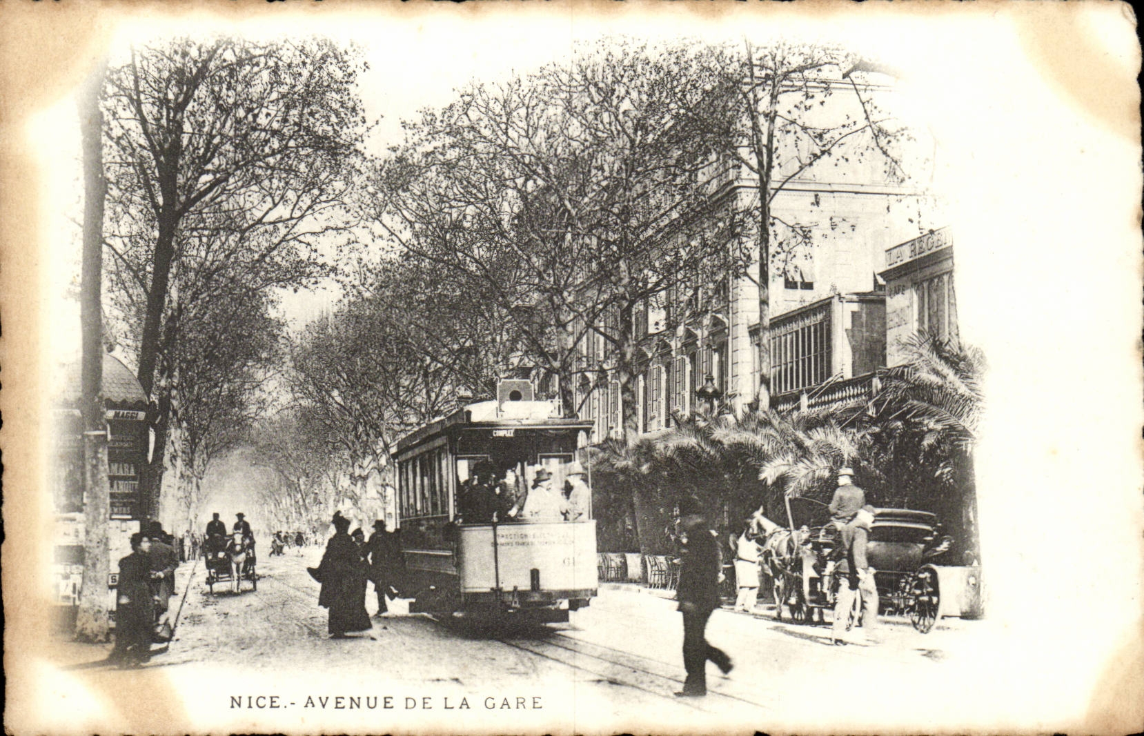 Nice CPA Which occurred of the station (tram)