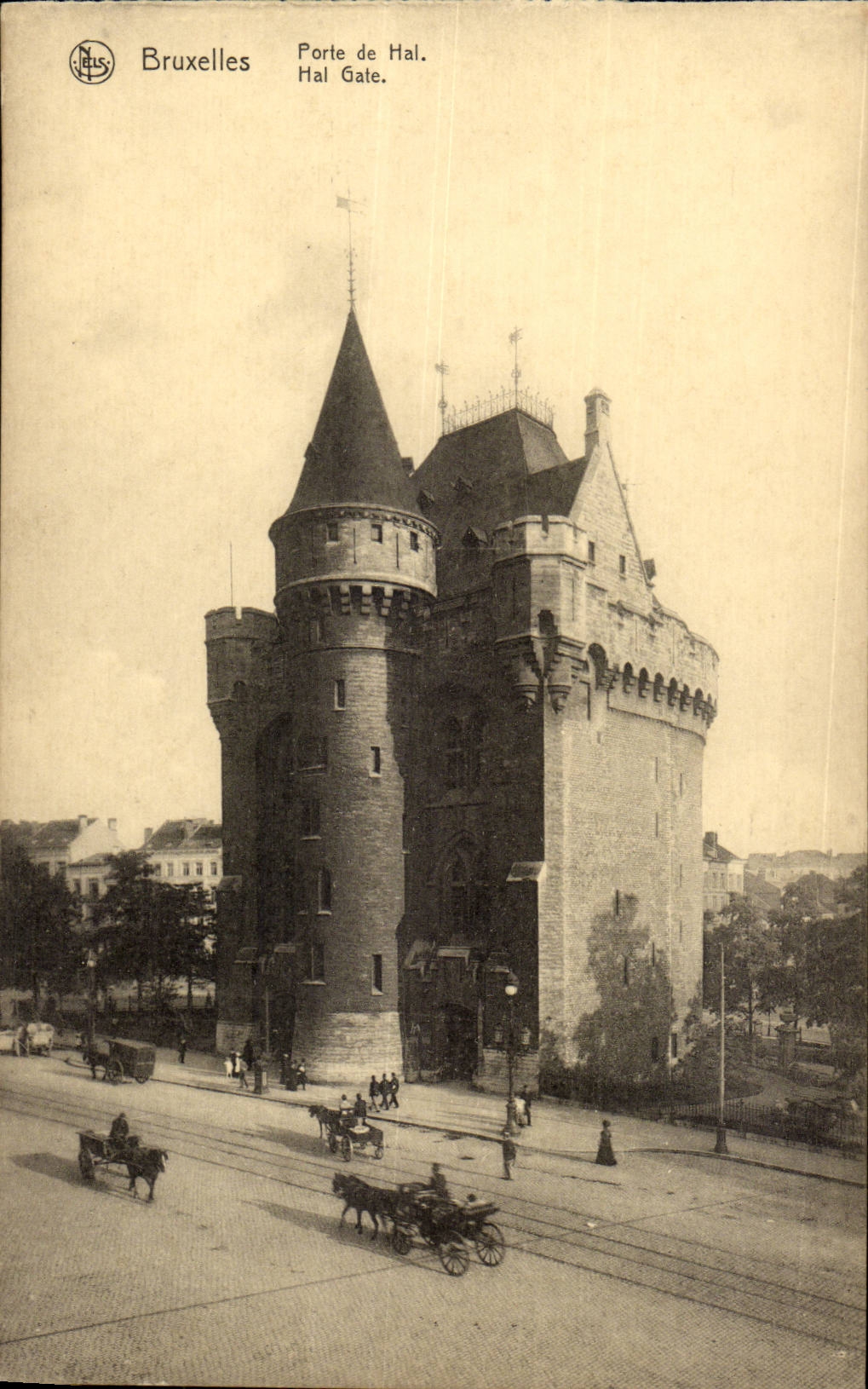 CPA Brussels Gate of Hall