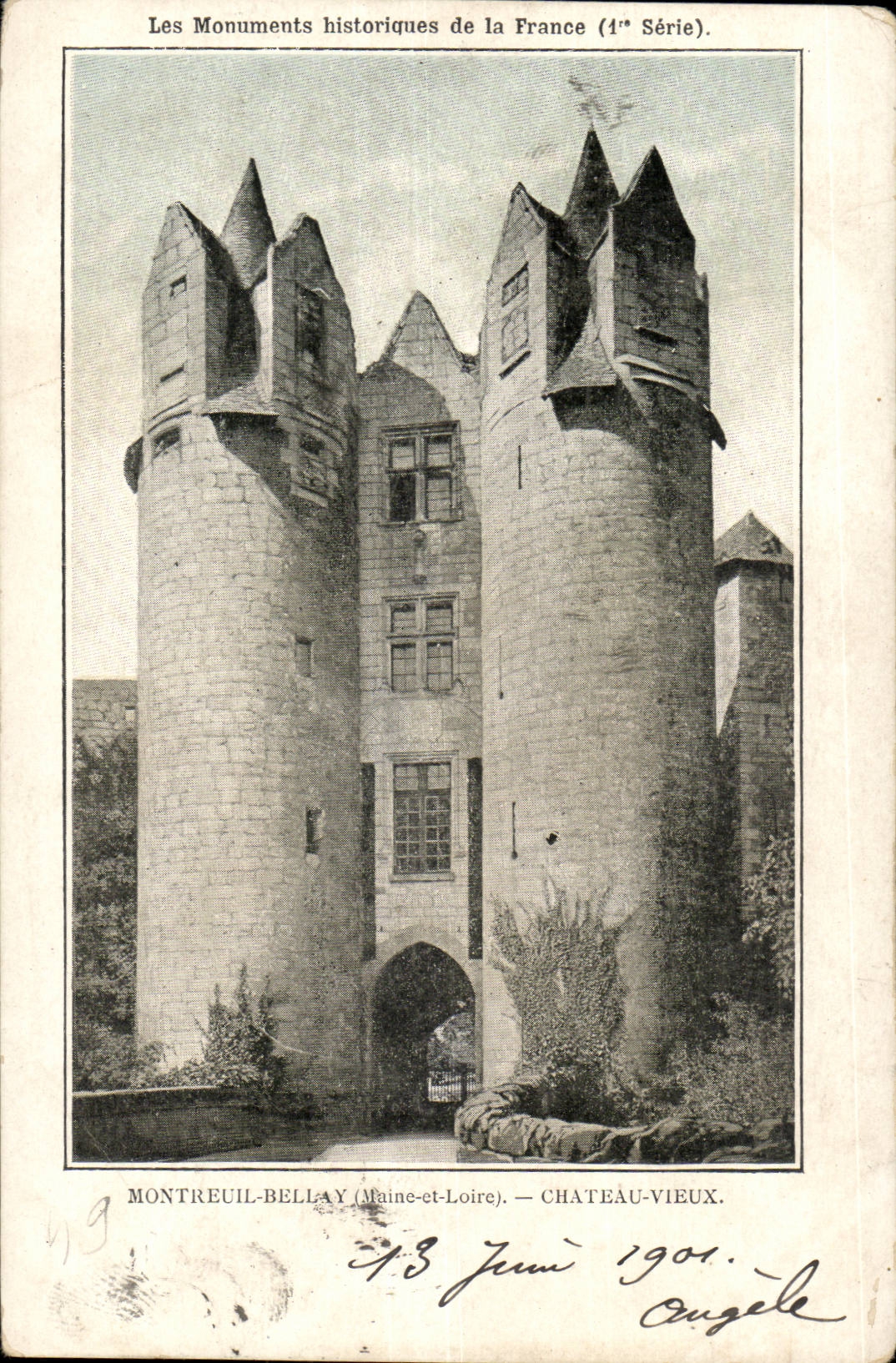 CPA Montreuil Bellay Chateau Vieux