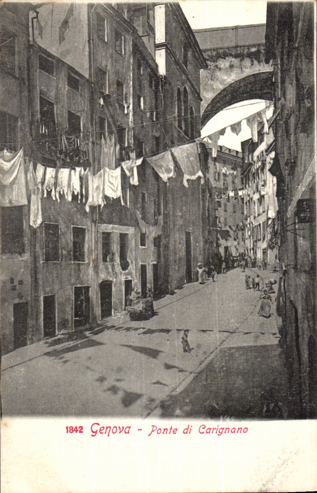 Italy Italia Genova CPA Bridges di CArignano