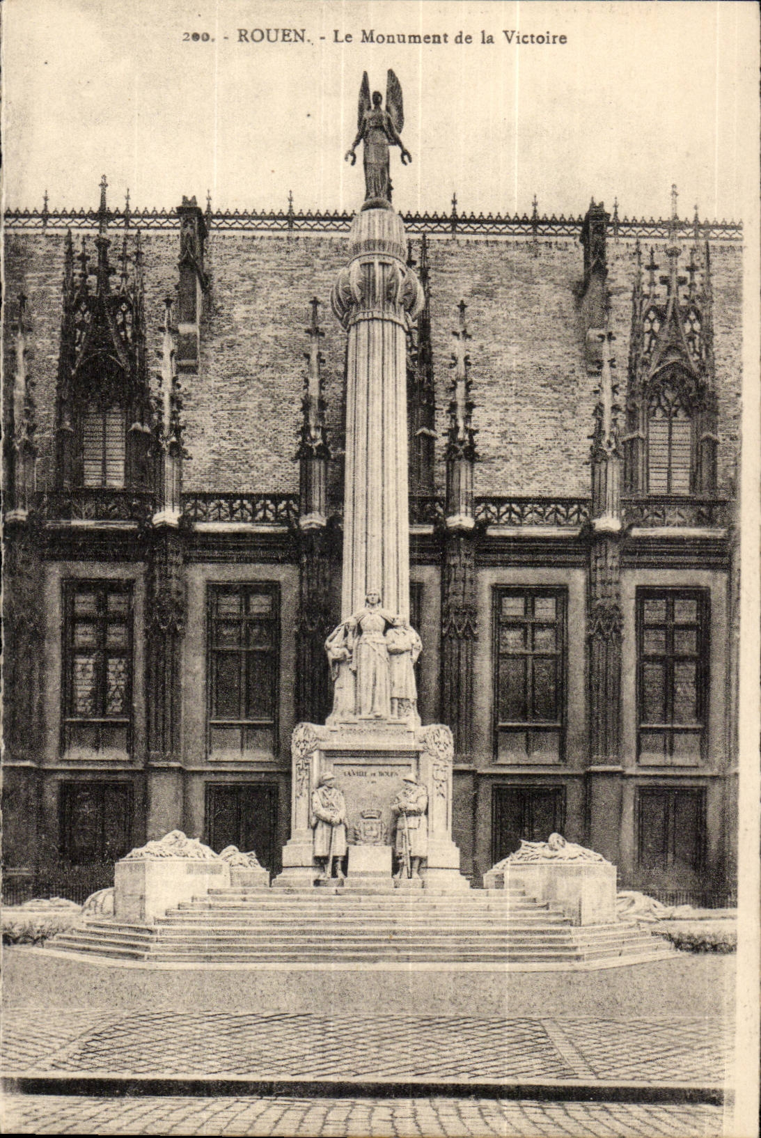 Rouen CPA the monument of the victory