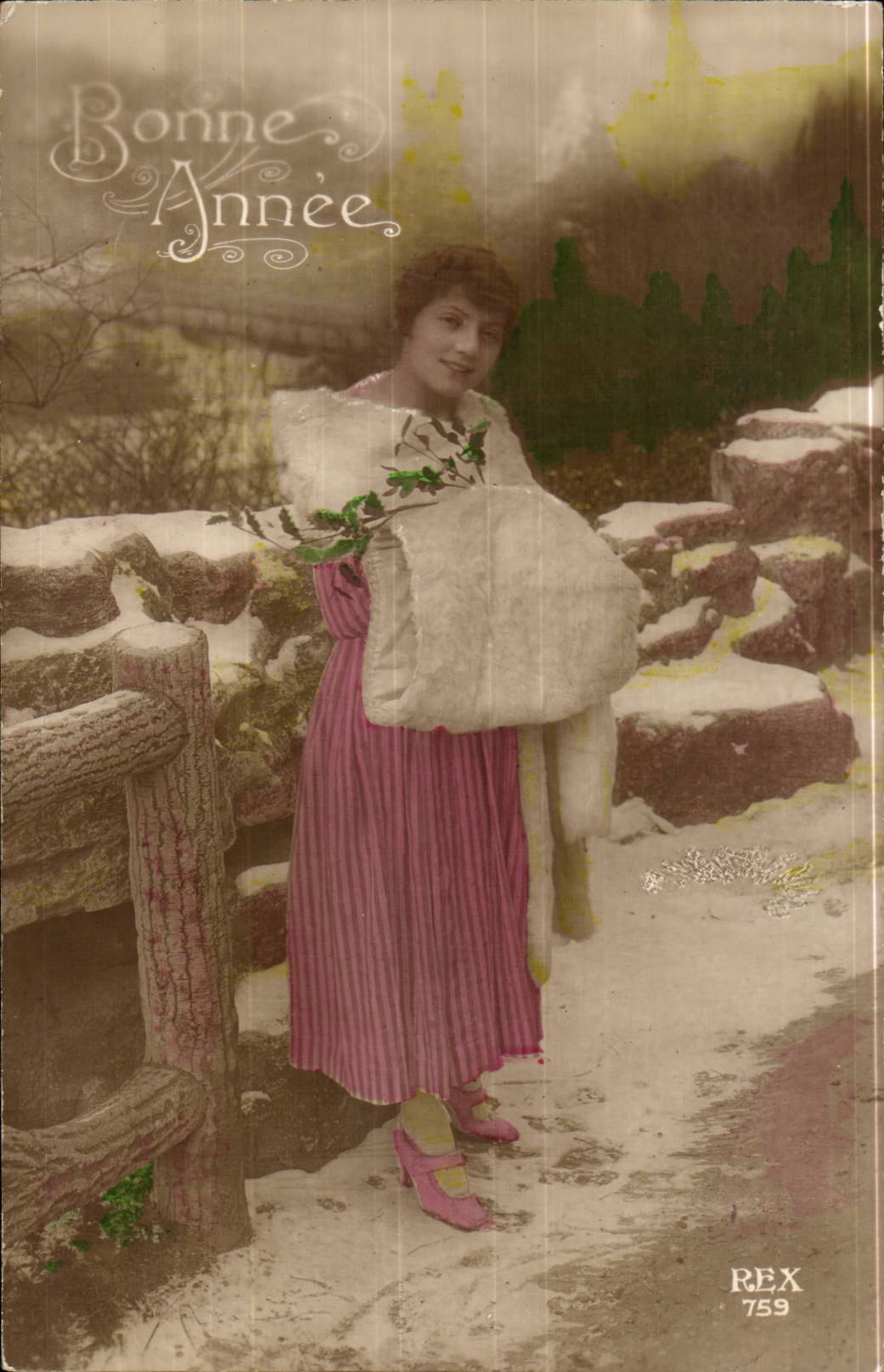 CPA Fantasy Woman Happy New Year