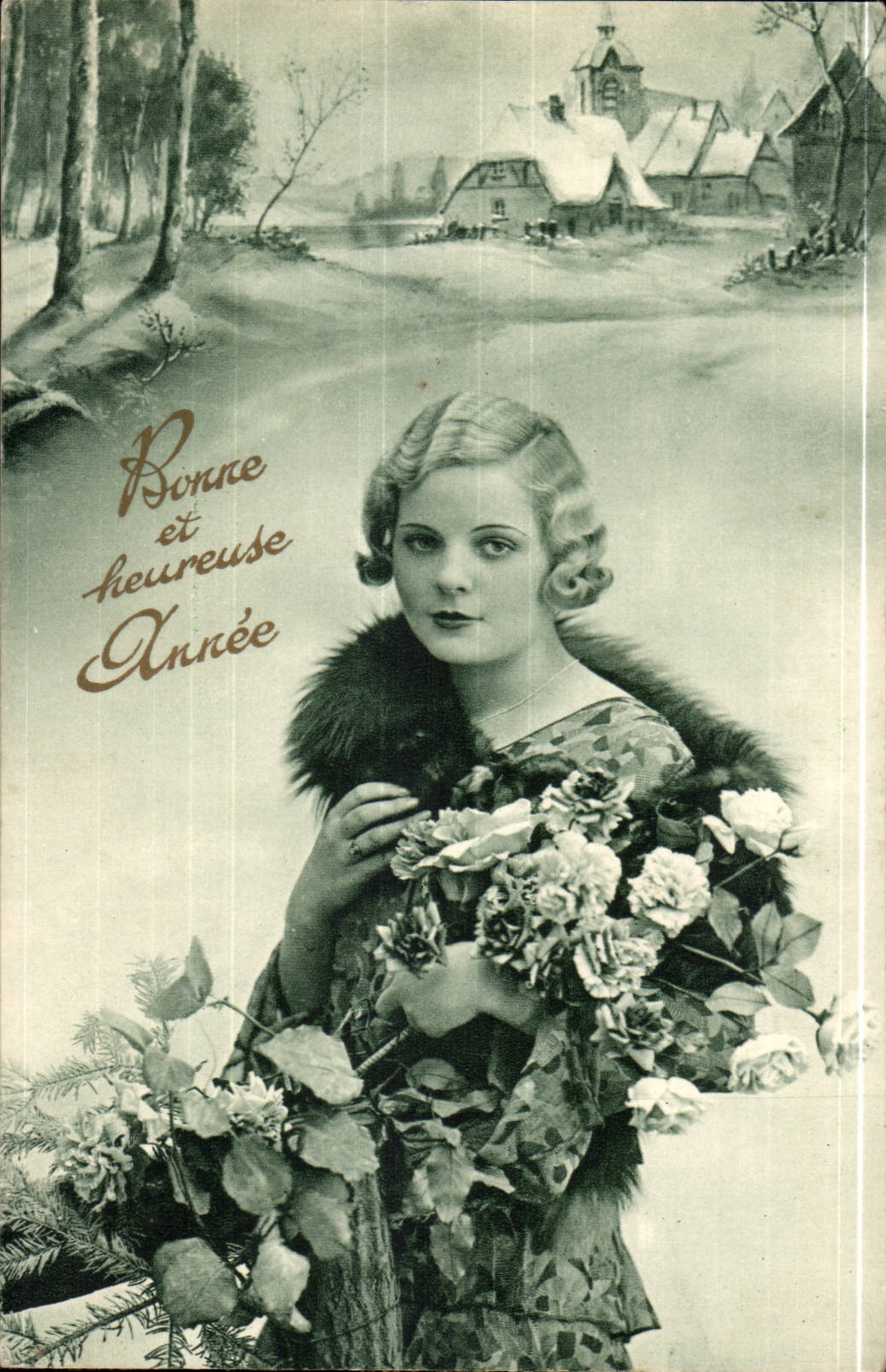 CPA Fantasy Good Woman and happy year