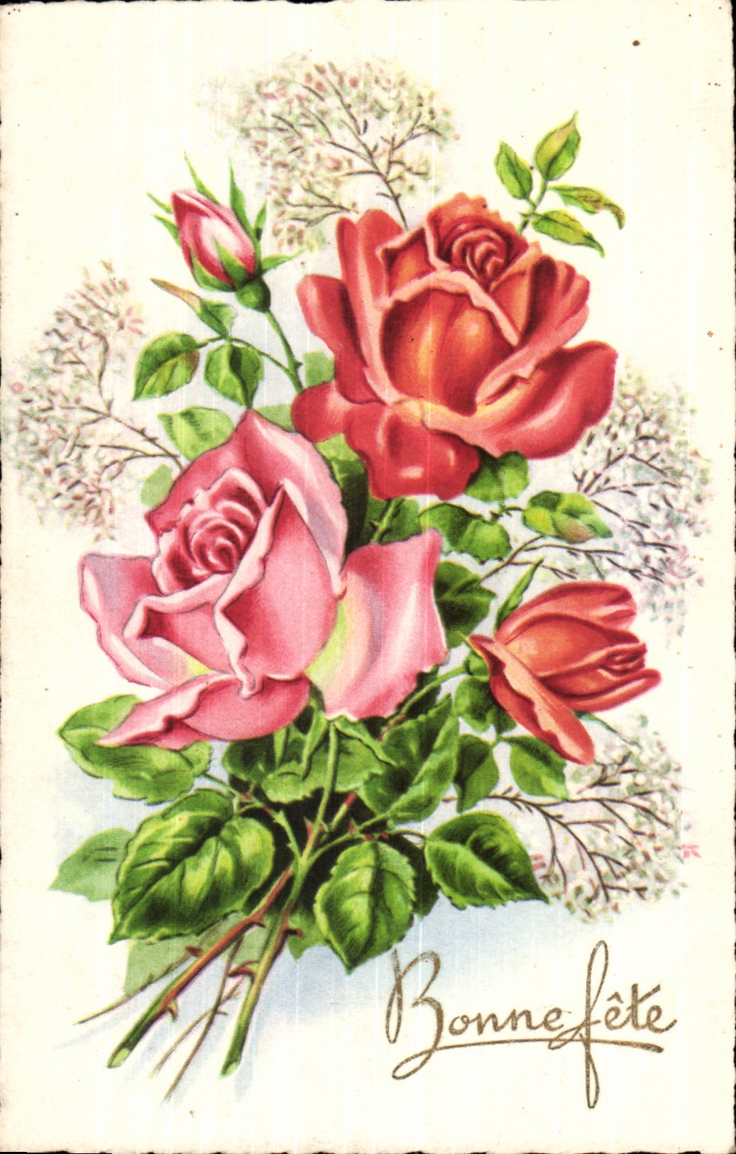 CPA Fantasy Rose Flowers