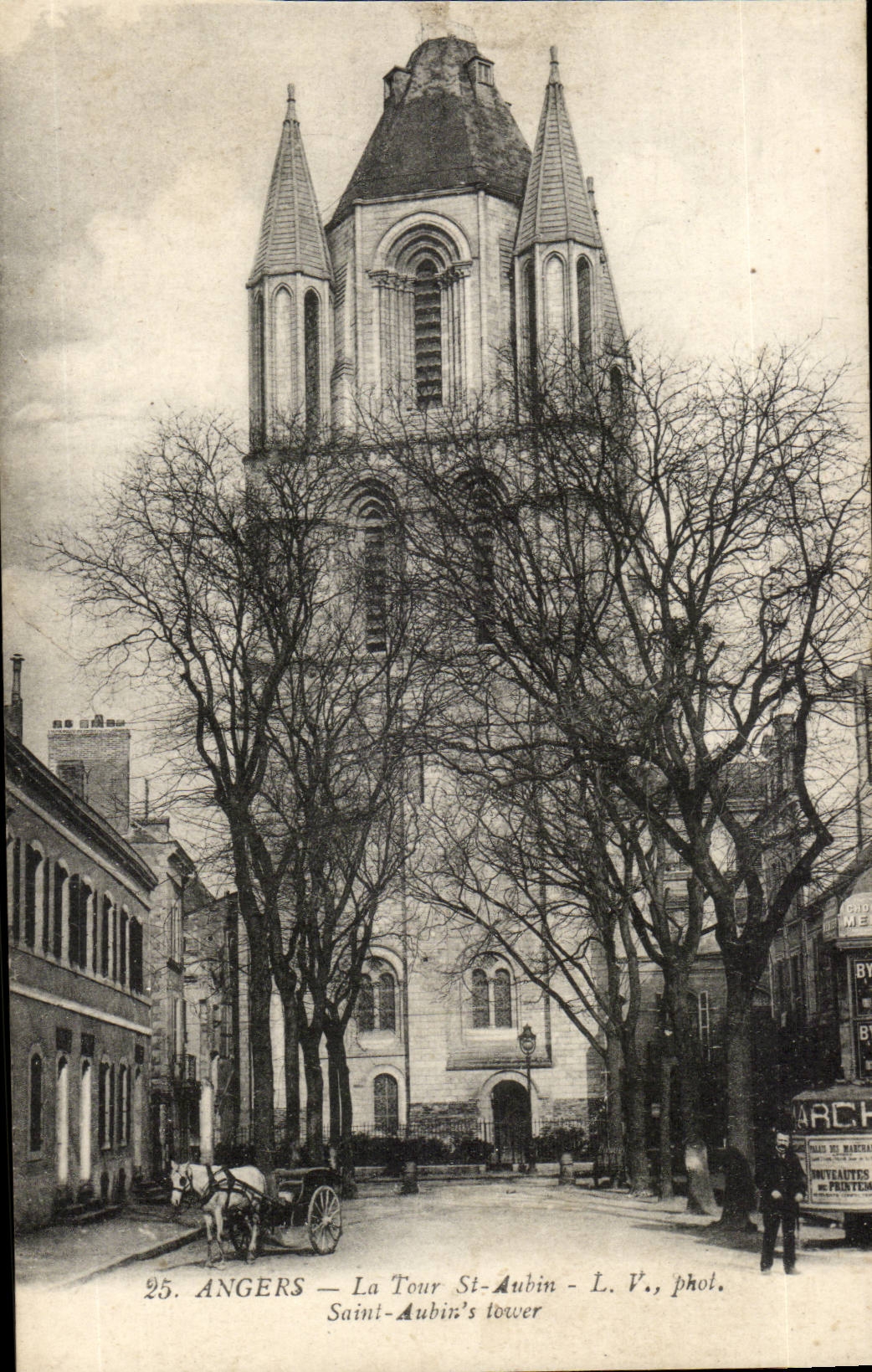 Angers CPA the tower Saint Aubin