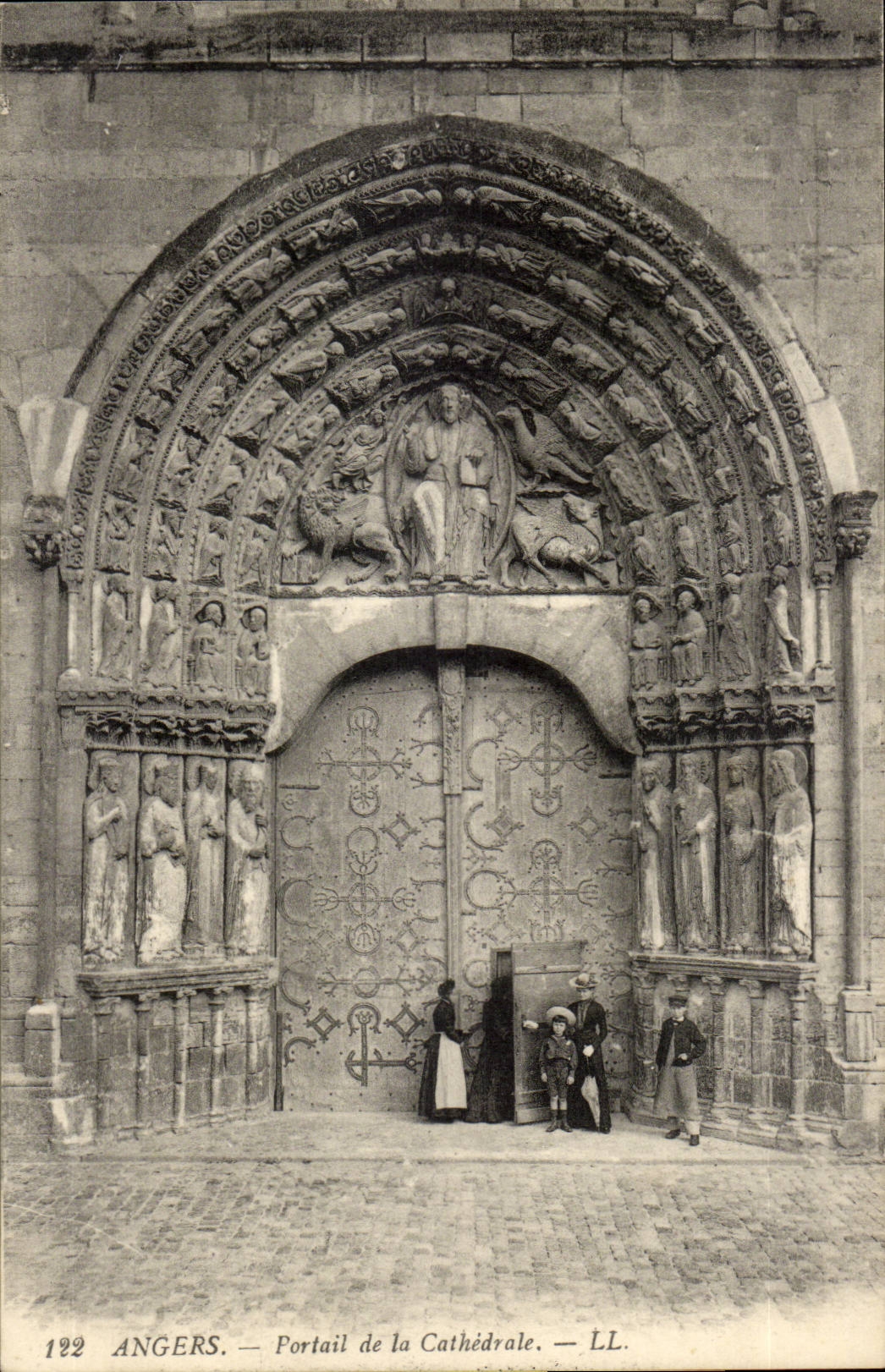 Angers CPA Gate of the cathedral