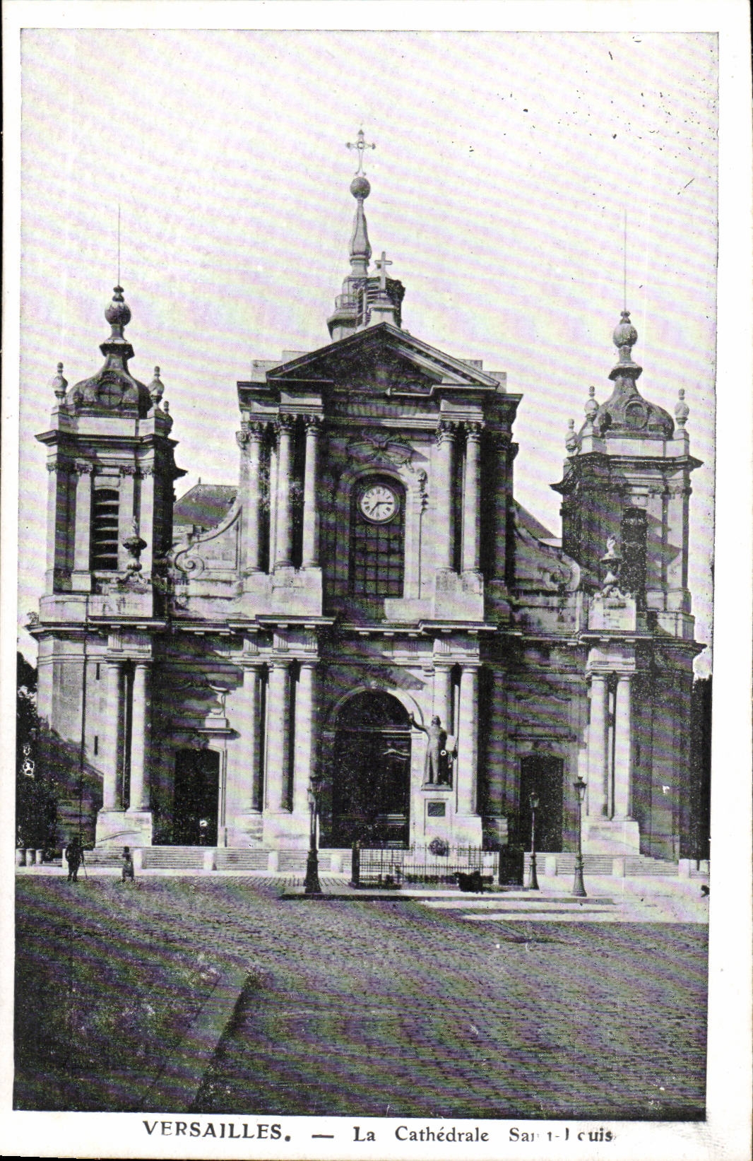 Versailles CPA La cathedrale Saint Louis