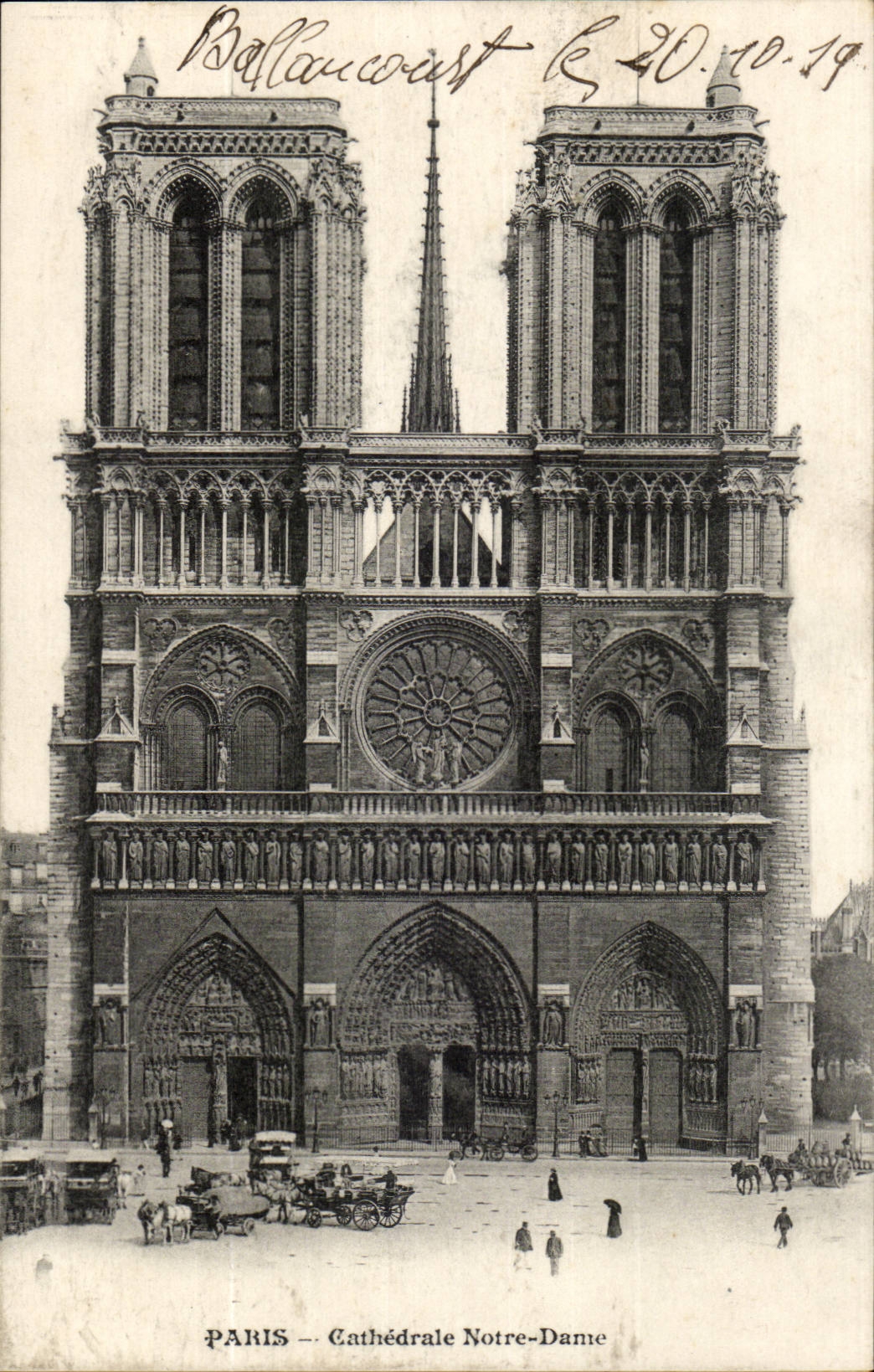 Paris CPA Notre Dame Cathedral