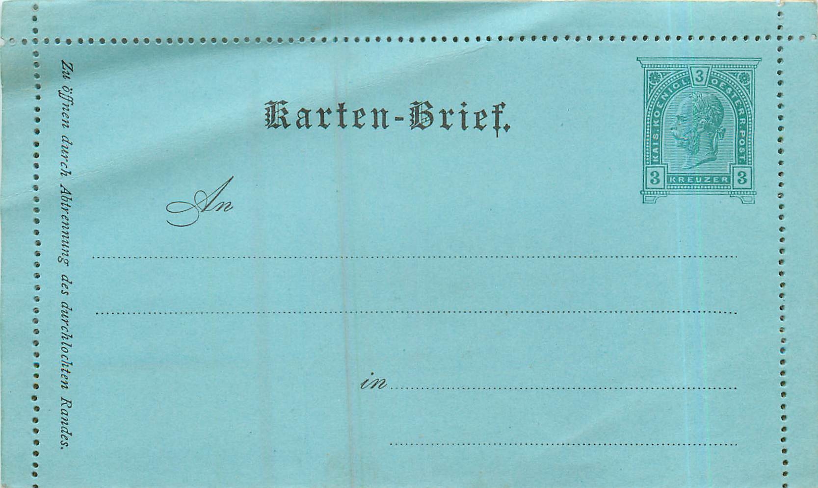 Entier Postal Stationary  Autriche