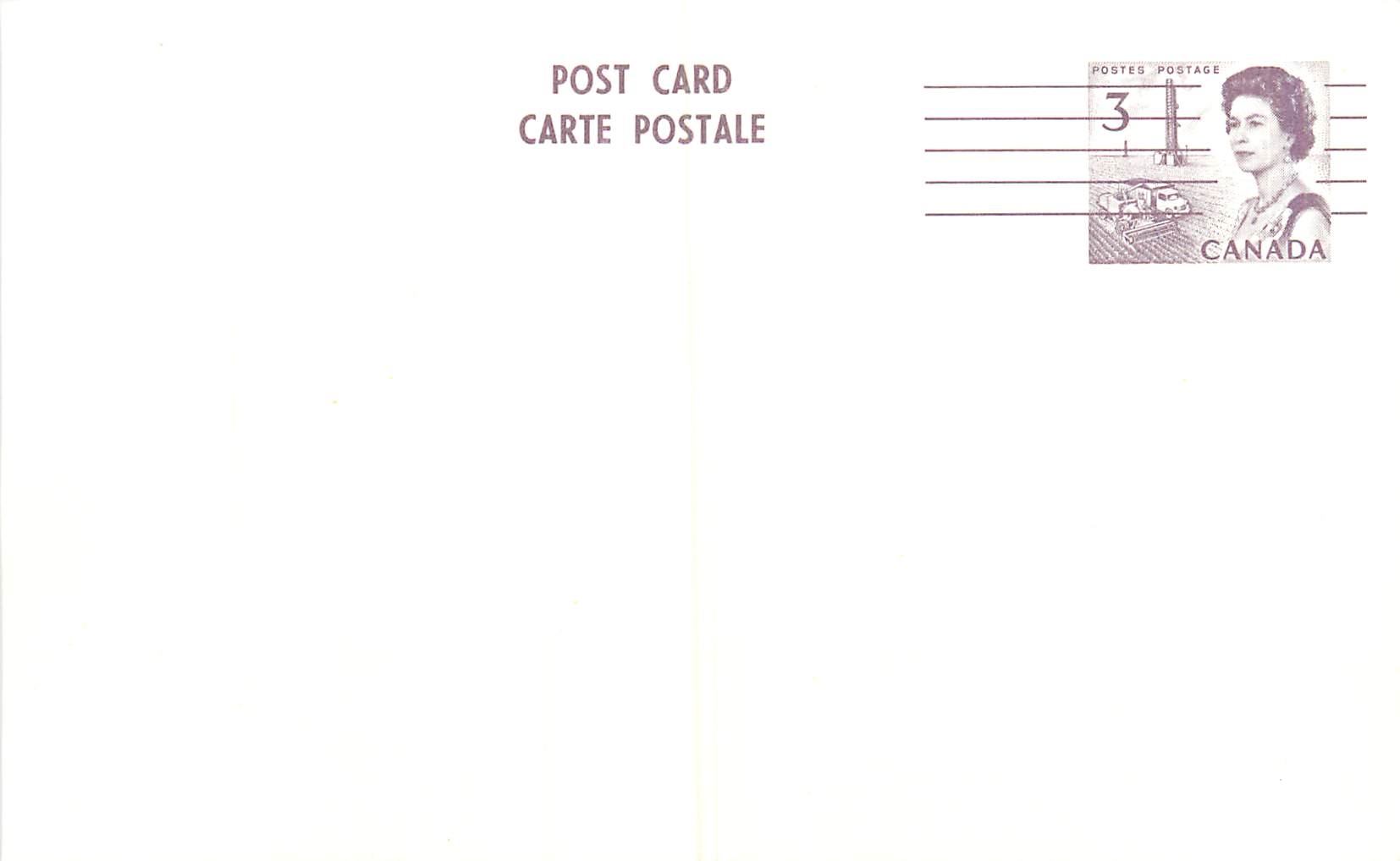 Postal stationary Canada 3c