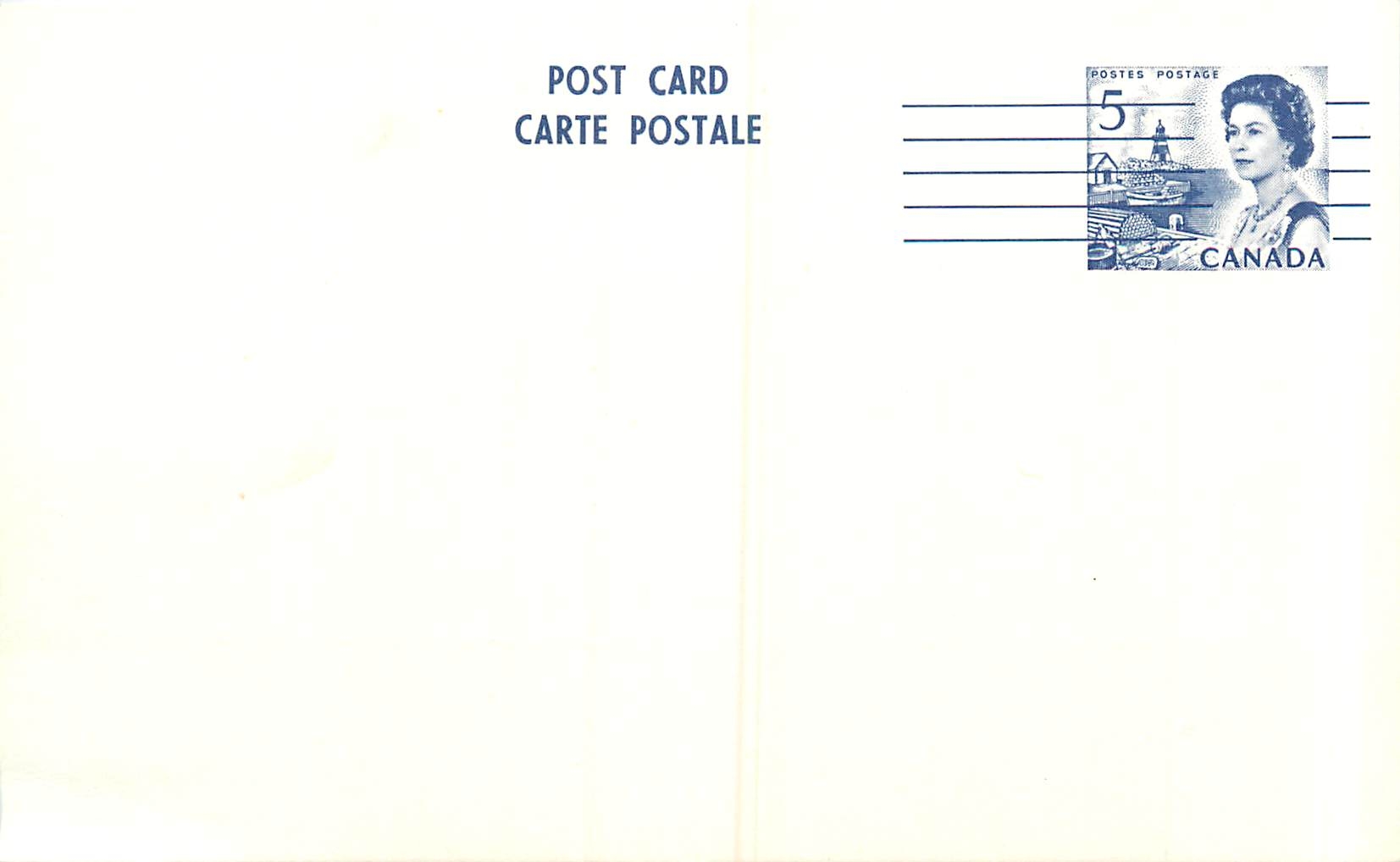 Entier Postal Stationary Canada 5c