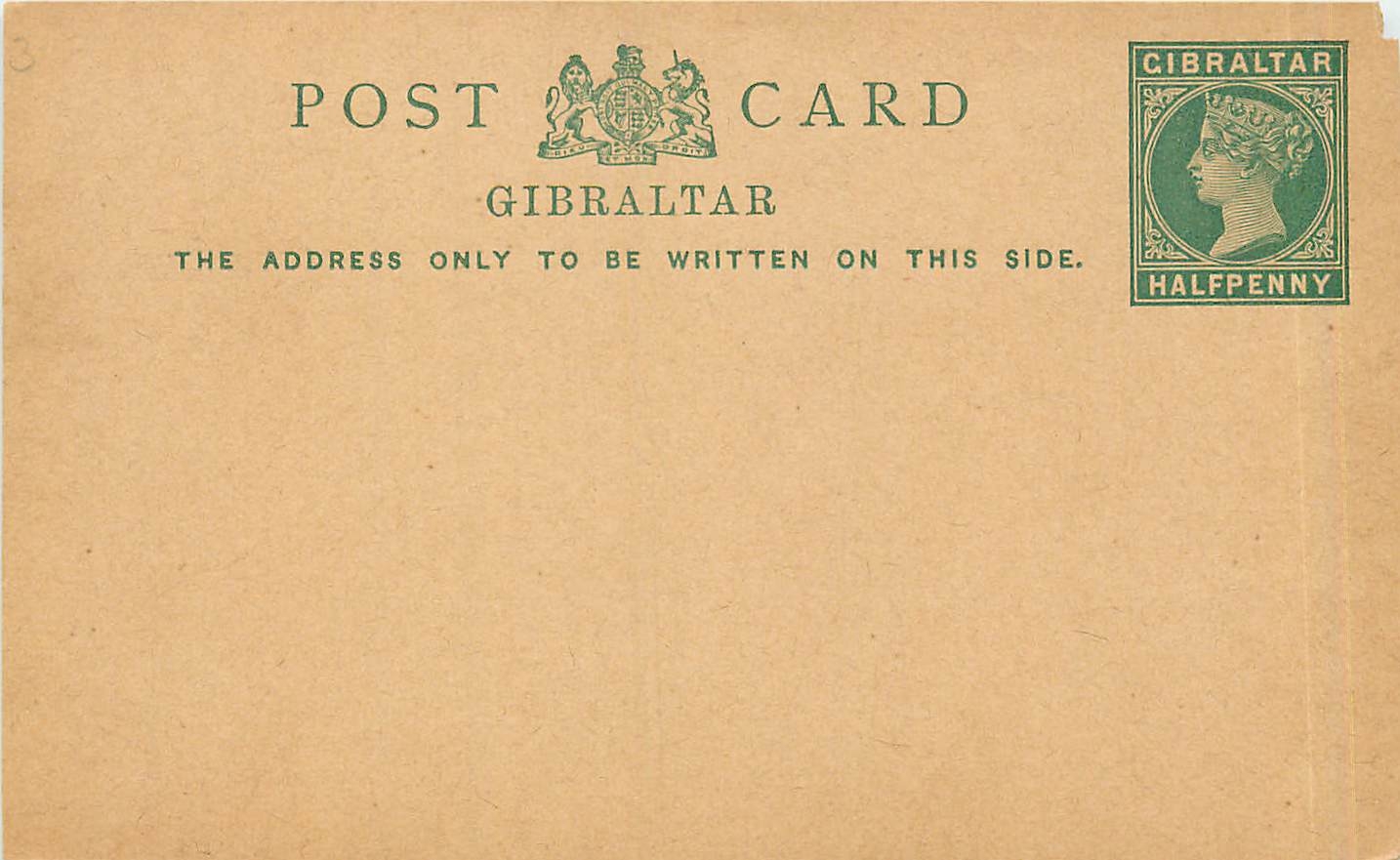 Entier Postal Stationary Gibraltar