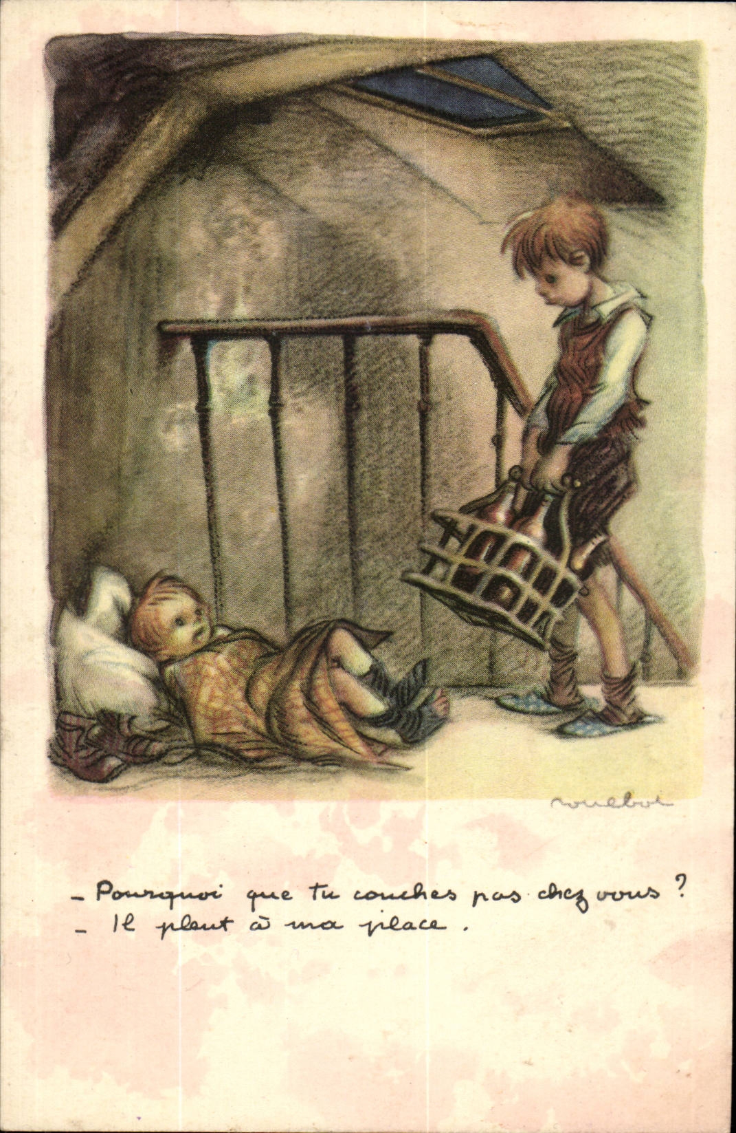 CPA Fantasy Why you layers not at our place Poulbot Illustrator