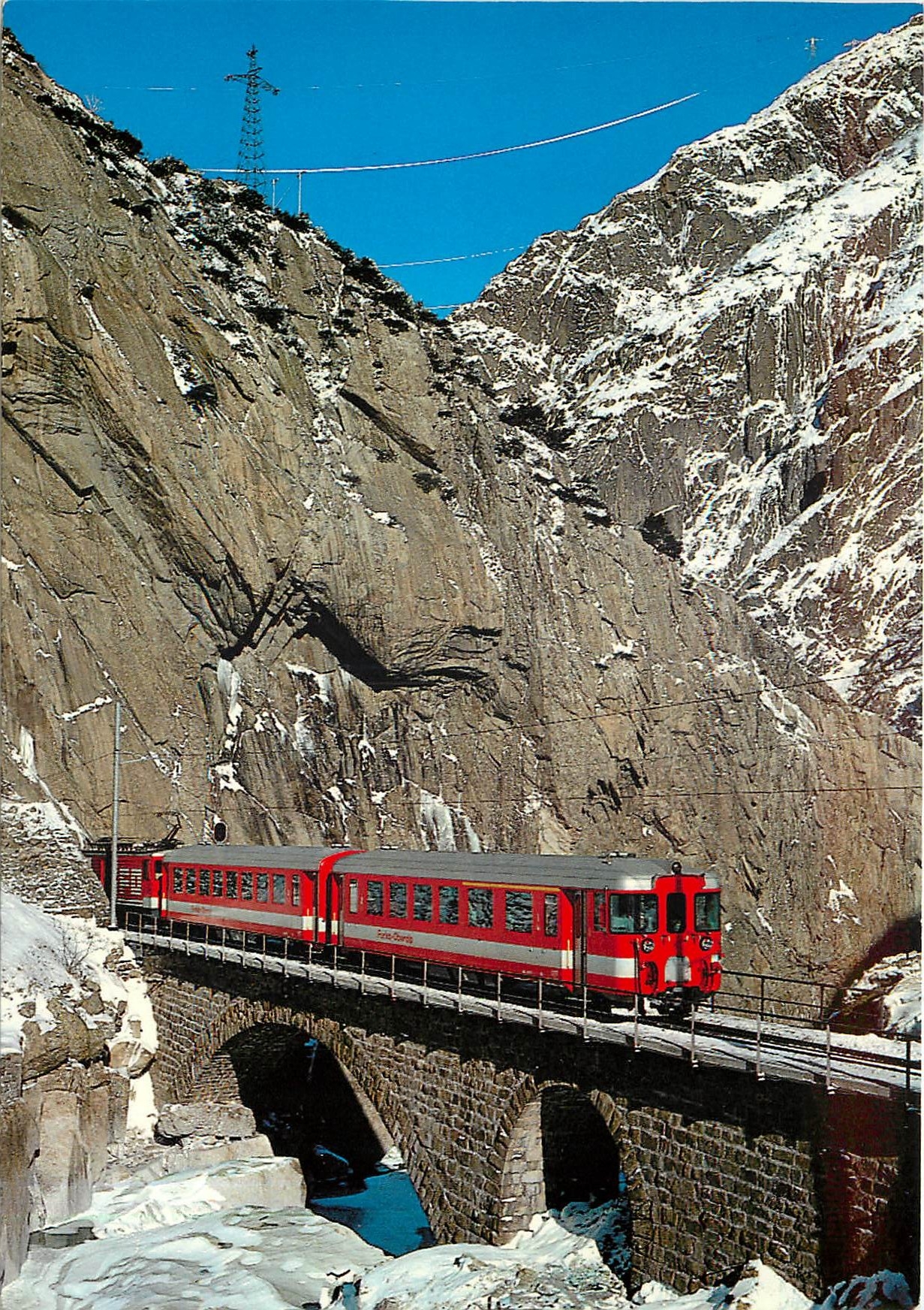 CPM Switzerland Furka Oberalp Bahn in der Schollenen