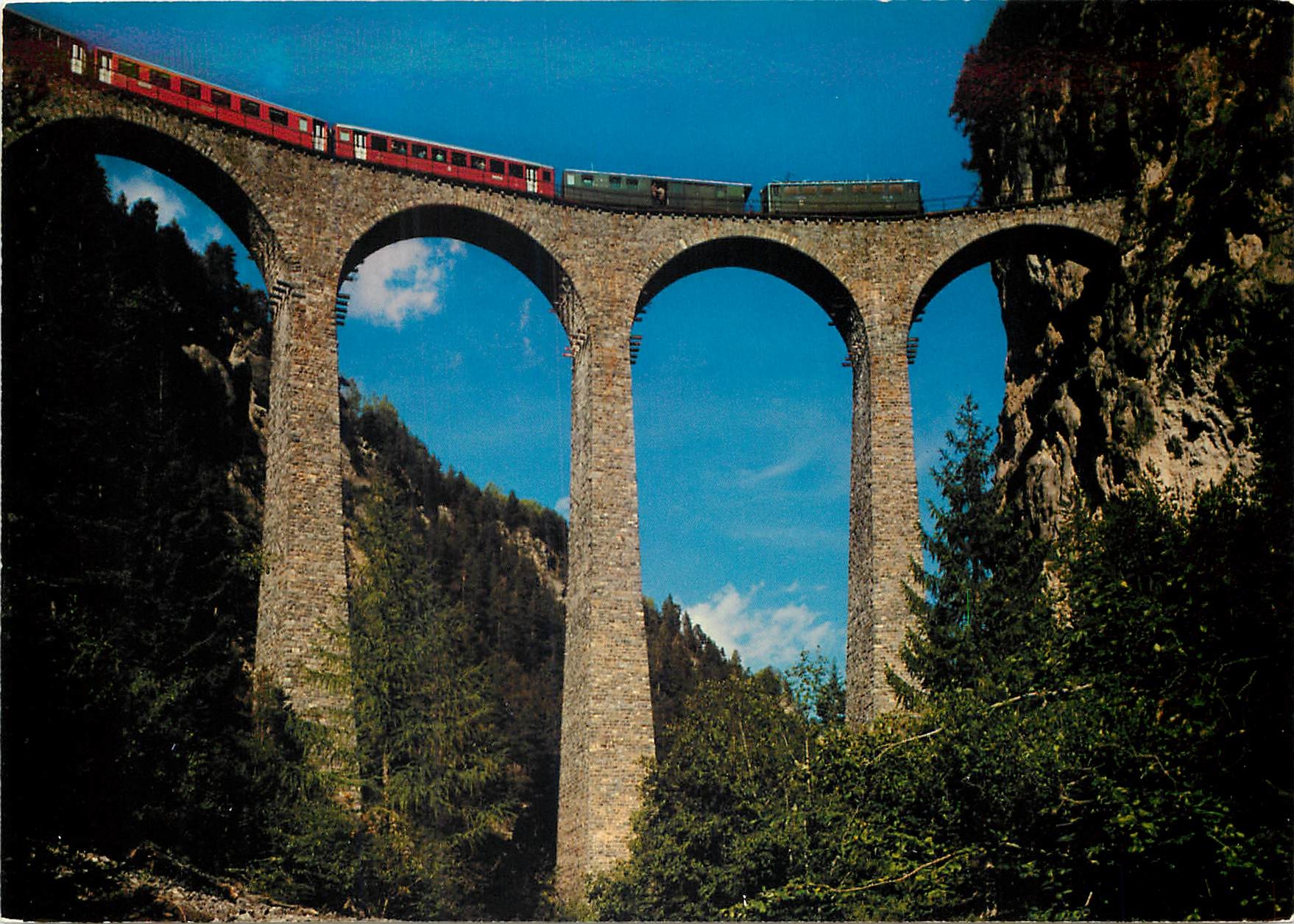 CPM Landwasserviadukt der Rhatischen Bahn bei Filisur 