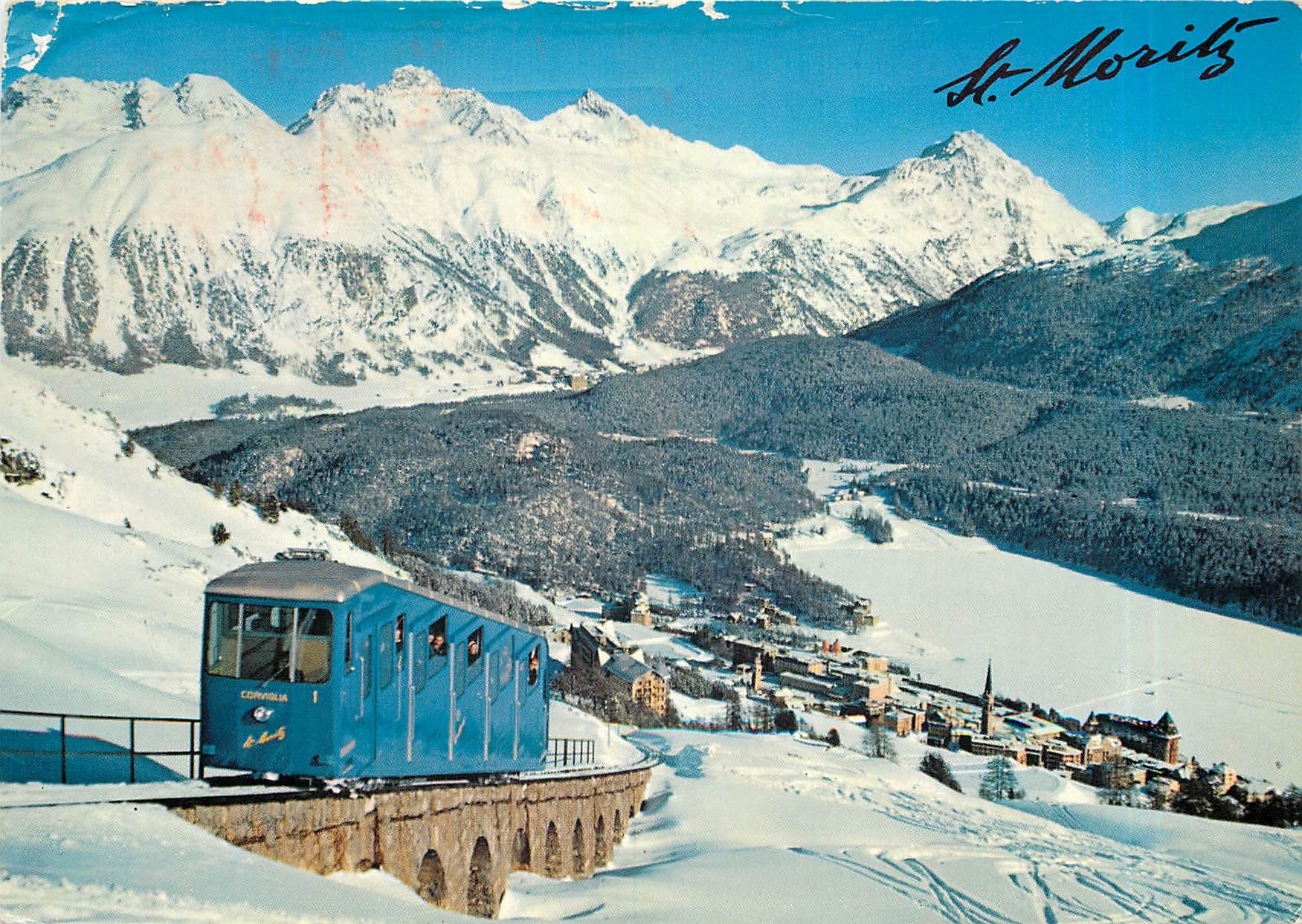 CPM St Moritz mit Corviglia Bahn 