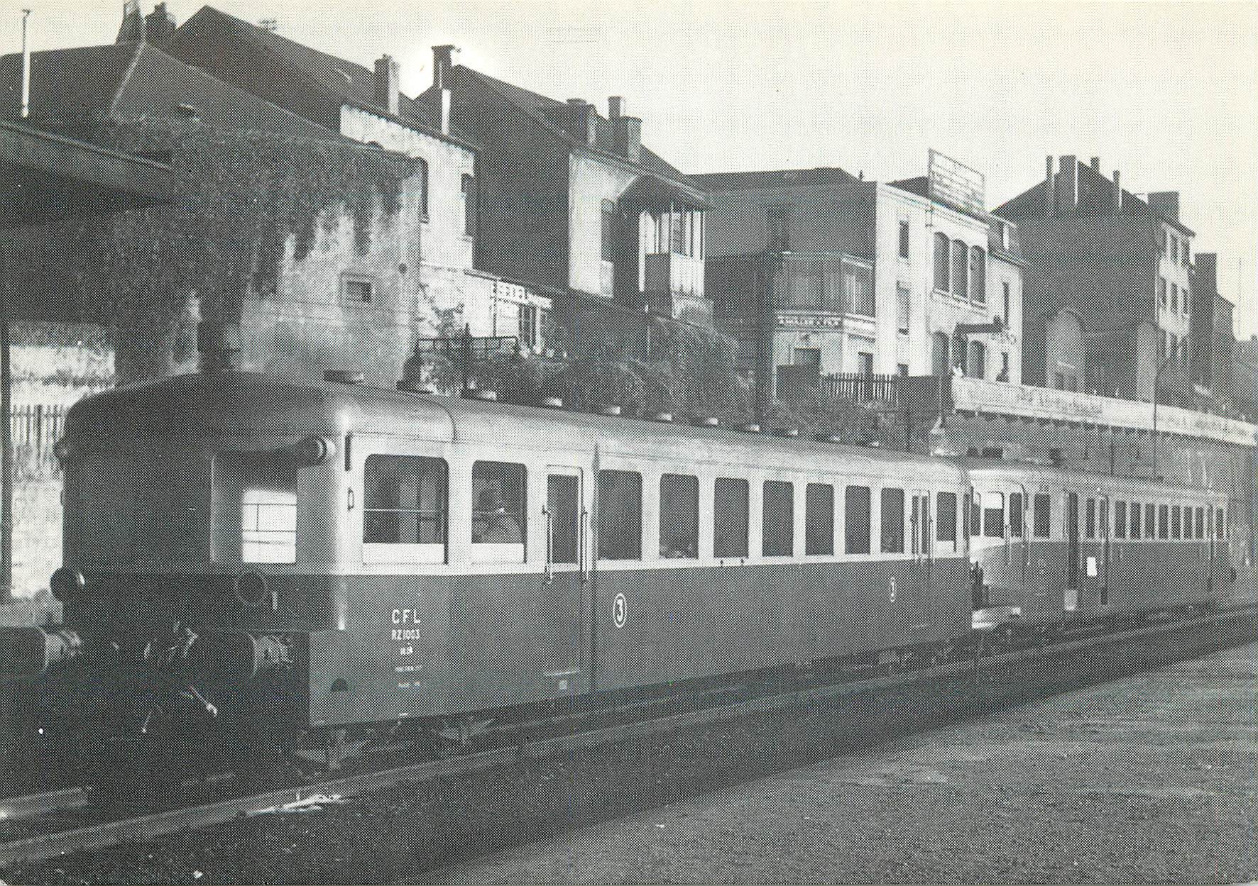 CPM Autorail De Dietrich et Remorque Decauville Gare Luxembourg 