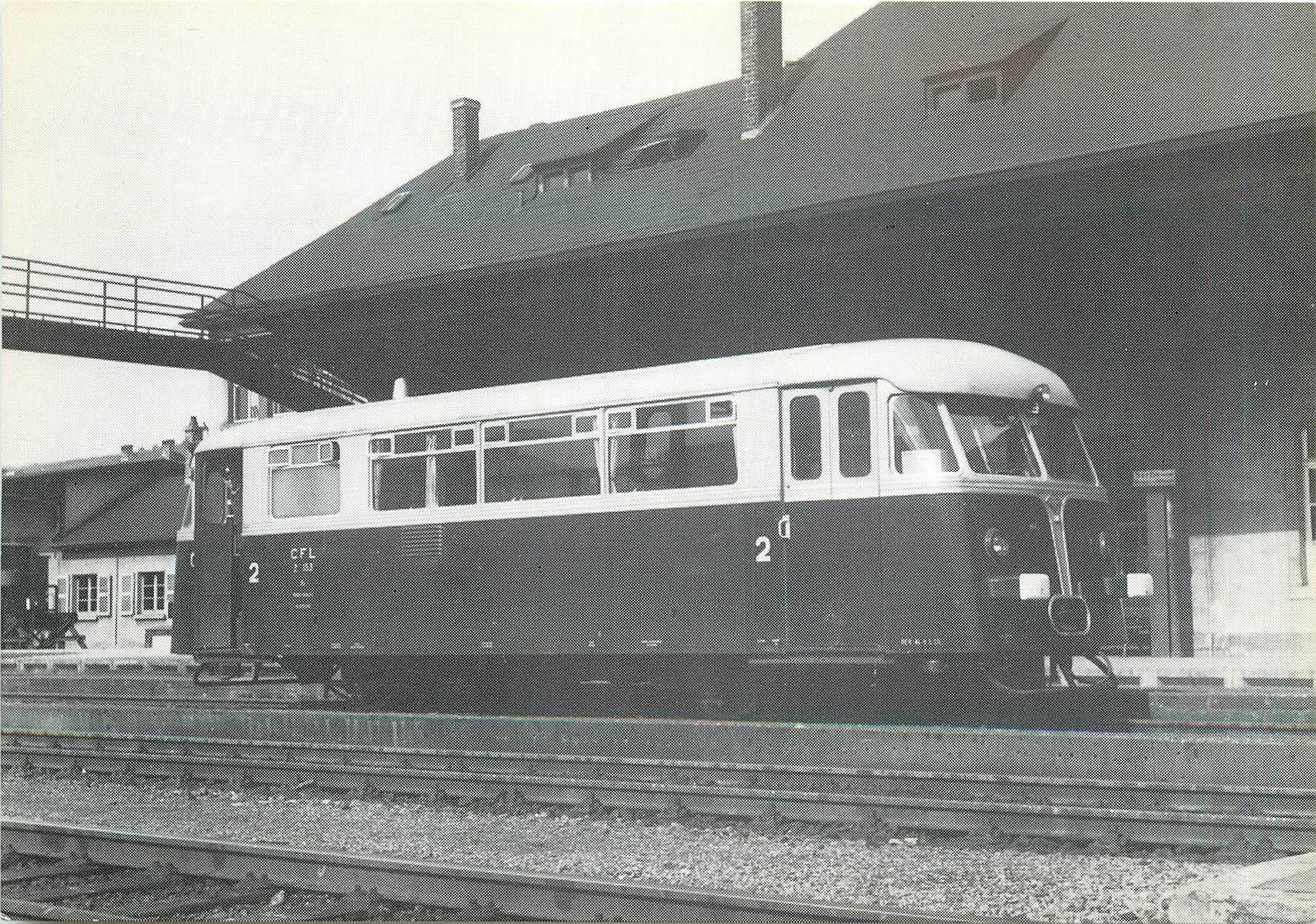 CPM Autorail Uerdinger Gare Wasserbilig 