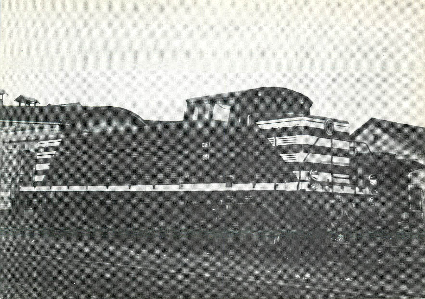 CPM Loc de manoeuvre 851 Depot Luxembourg 