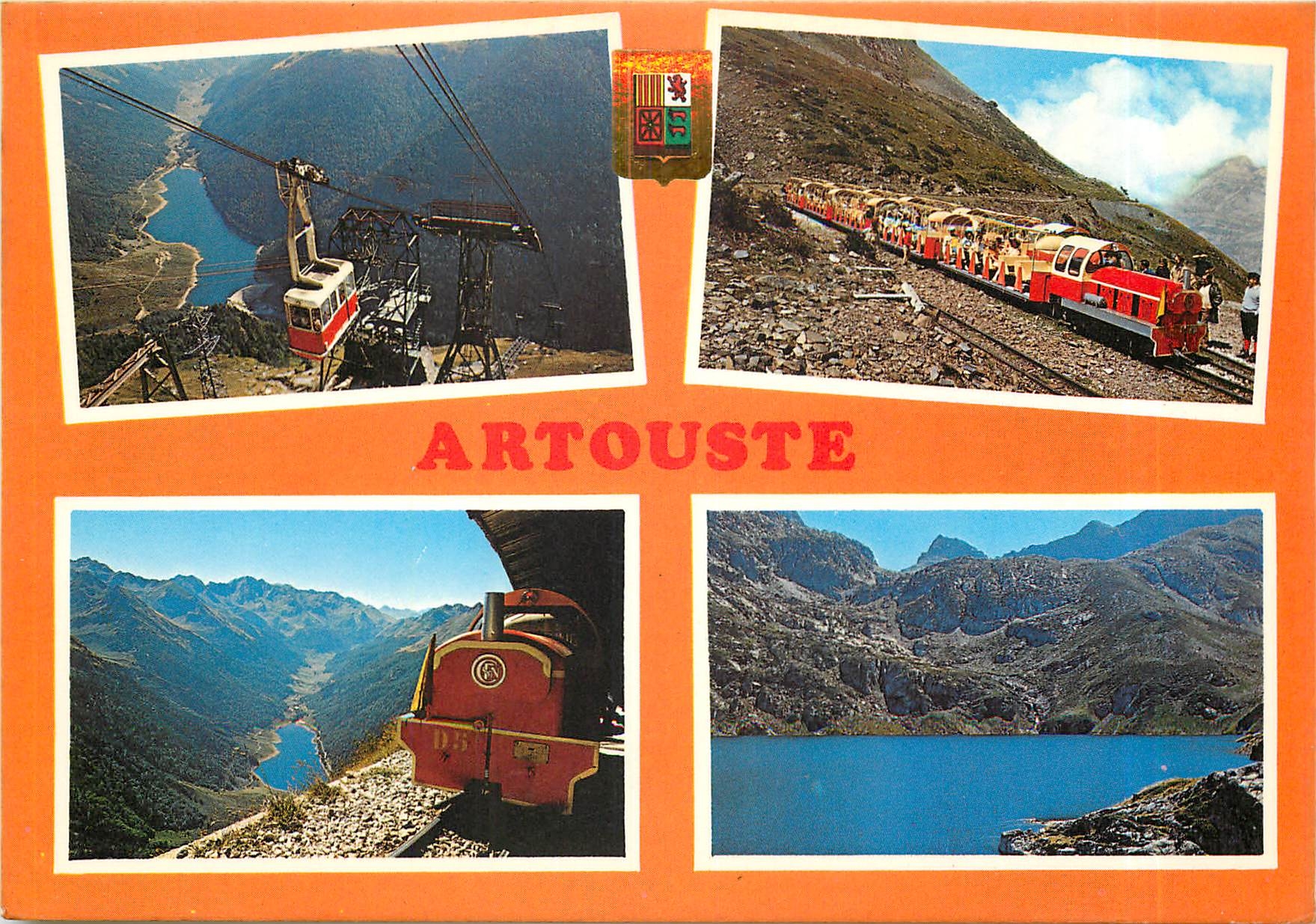 CPM Pyrenees Atlantiques Artouste Telepherique d'access a la gare de depart du train 