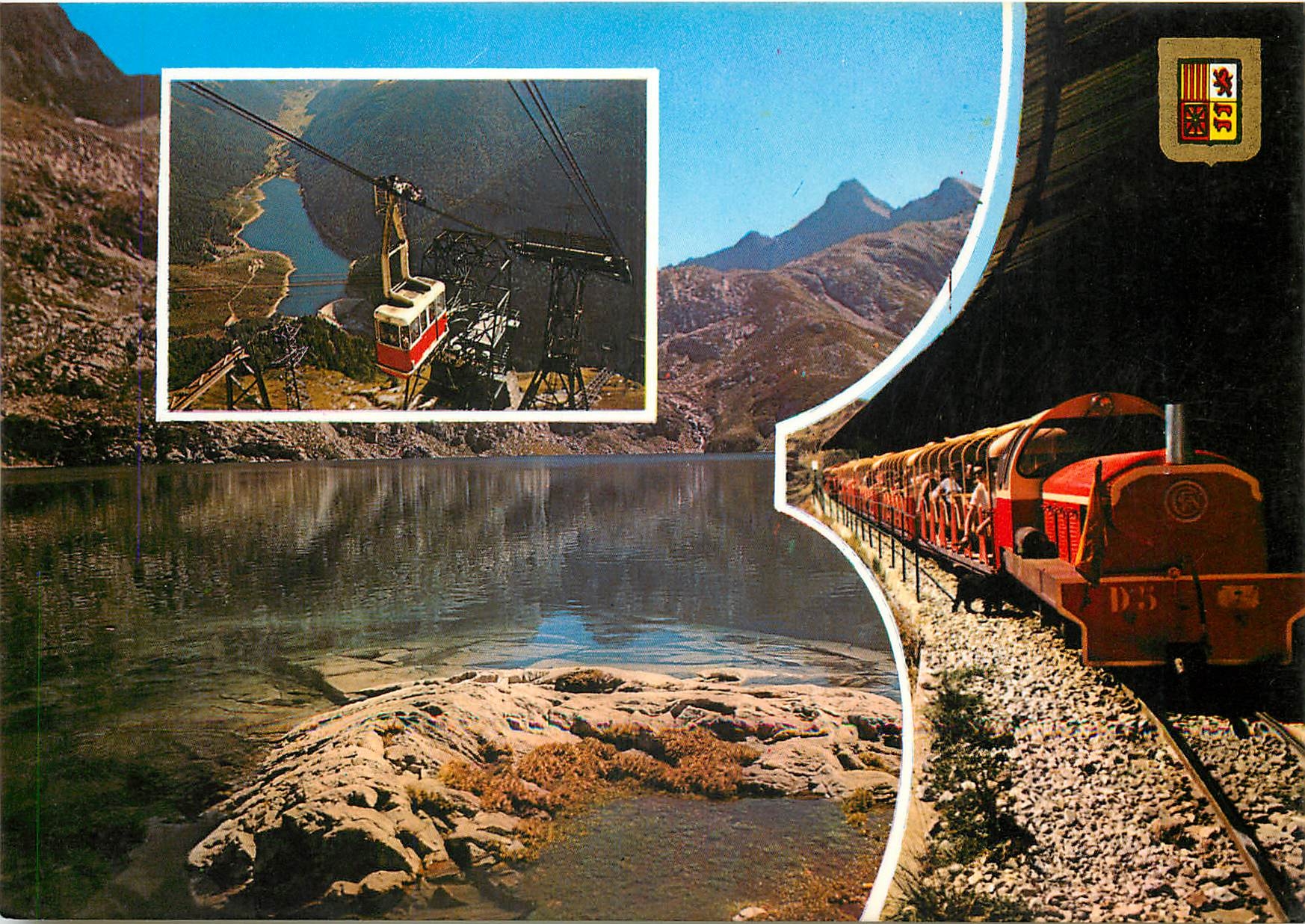 CPM Pyrenees Atlantiques Artouste Petit train en route vers le lac d'Artouste 