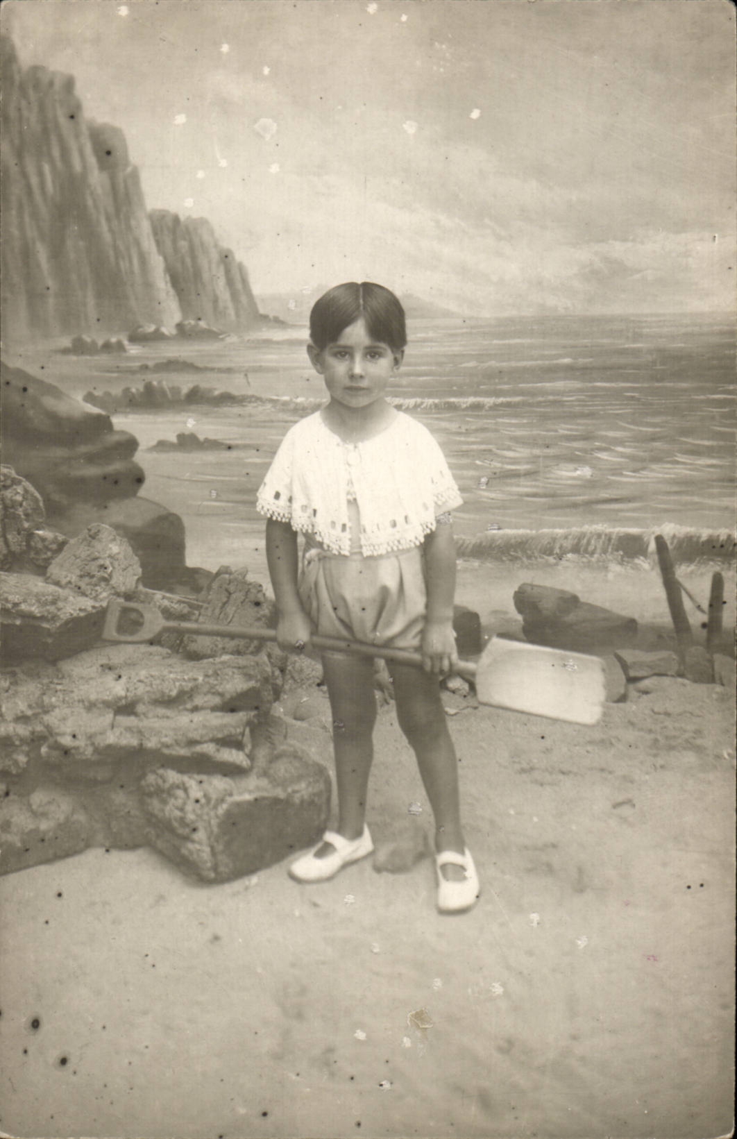 Real photo CPA Child baby (locates has Saint Even) FAuRe August 1921