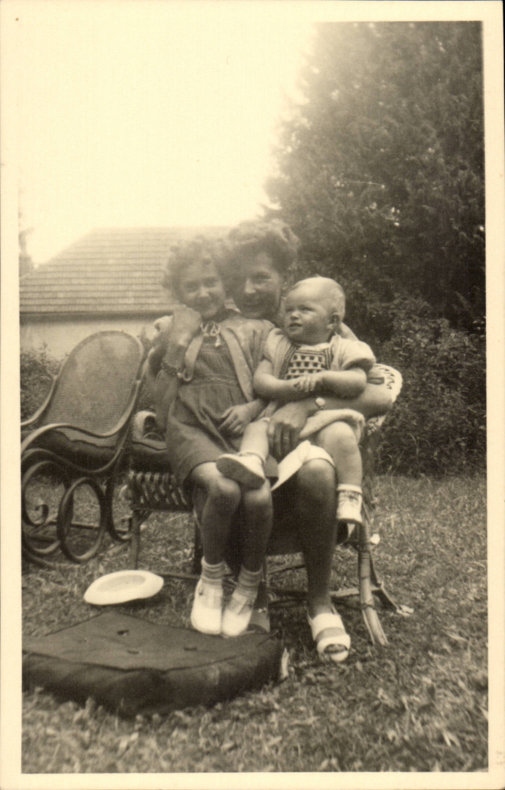 Real photo CPA Child wife baby