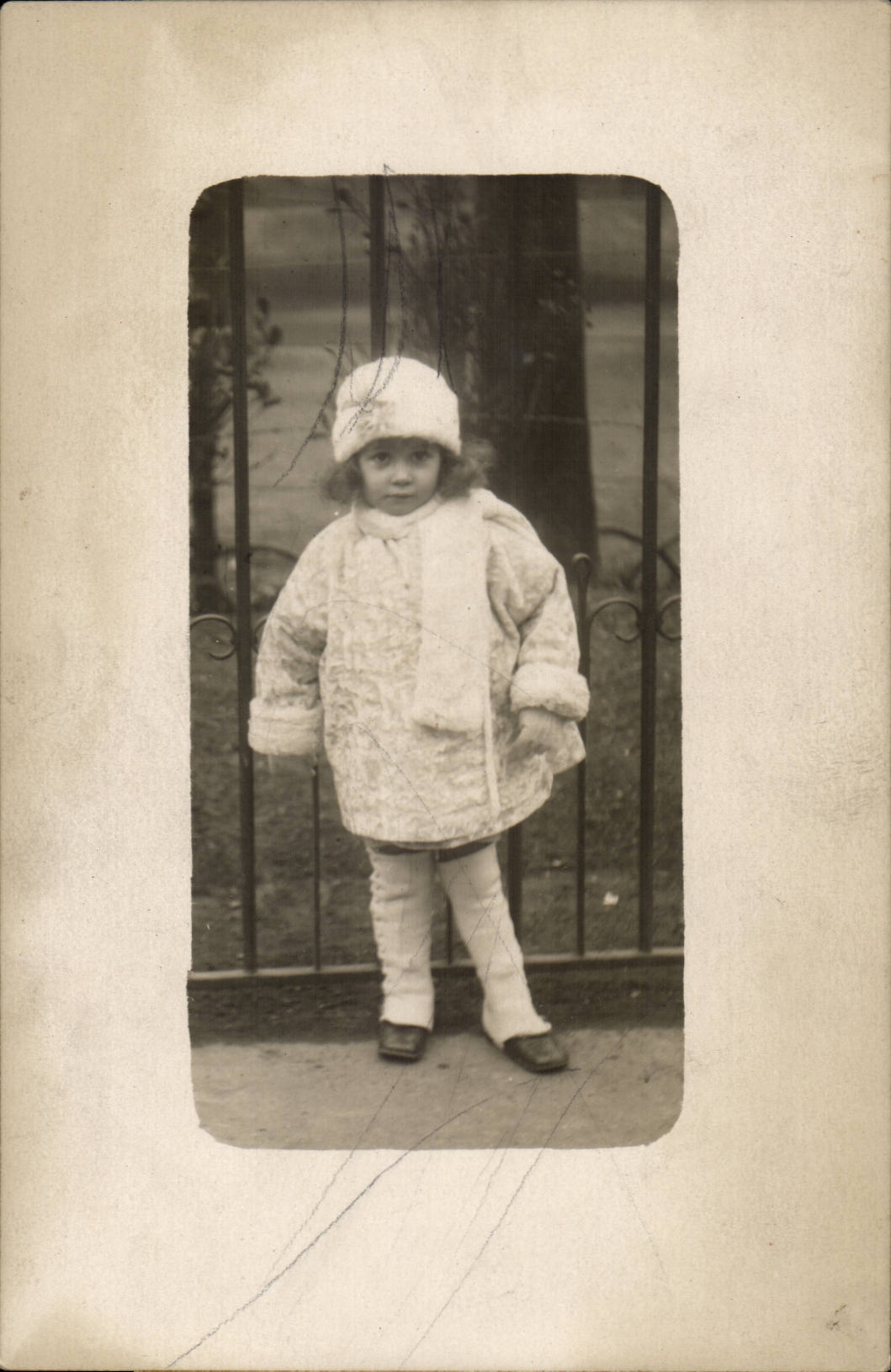 Real photo CPA Child baby