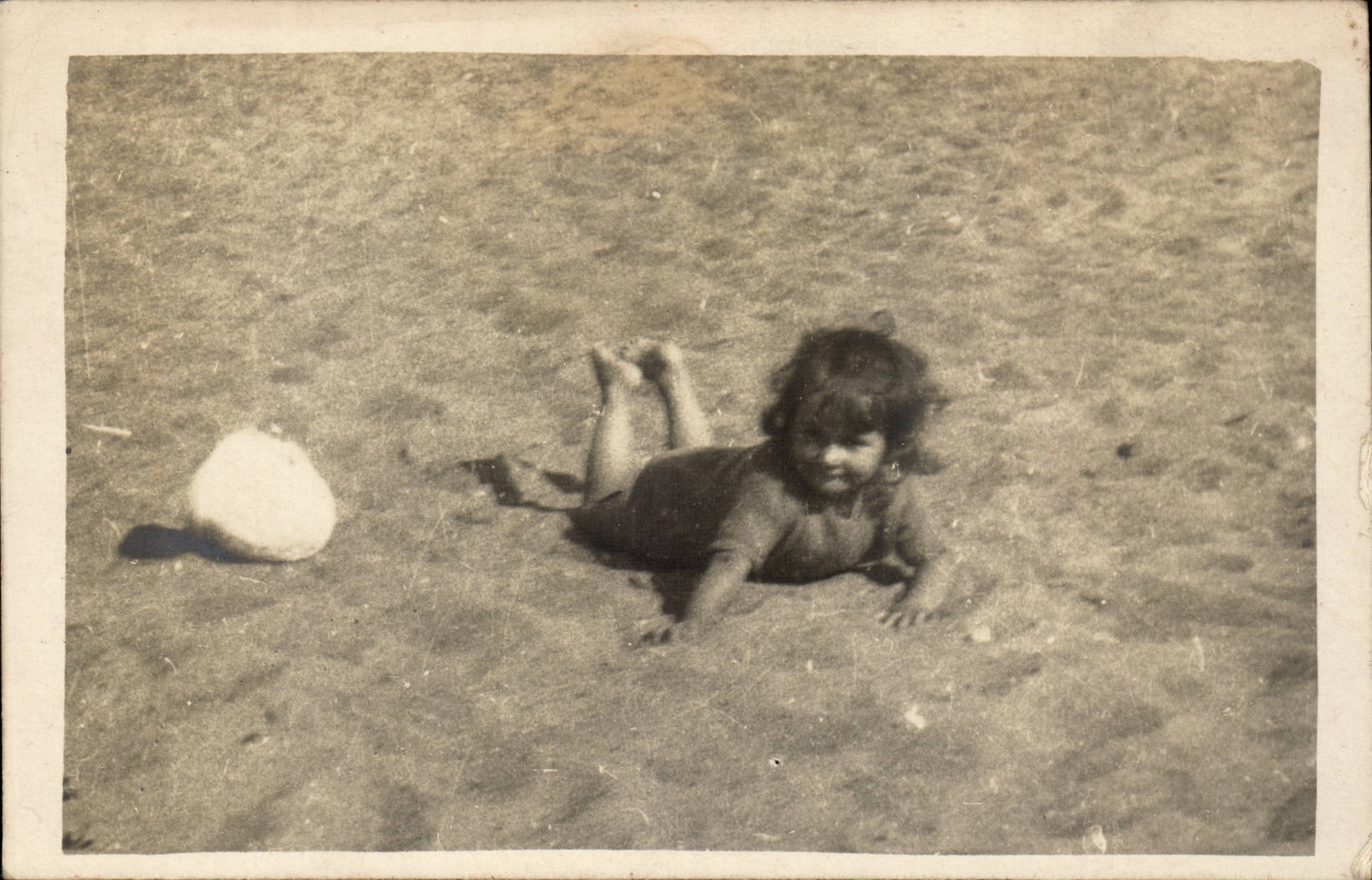 Real photo CPA beach Child