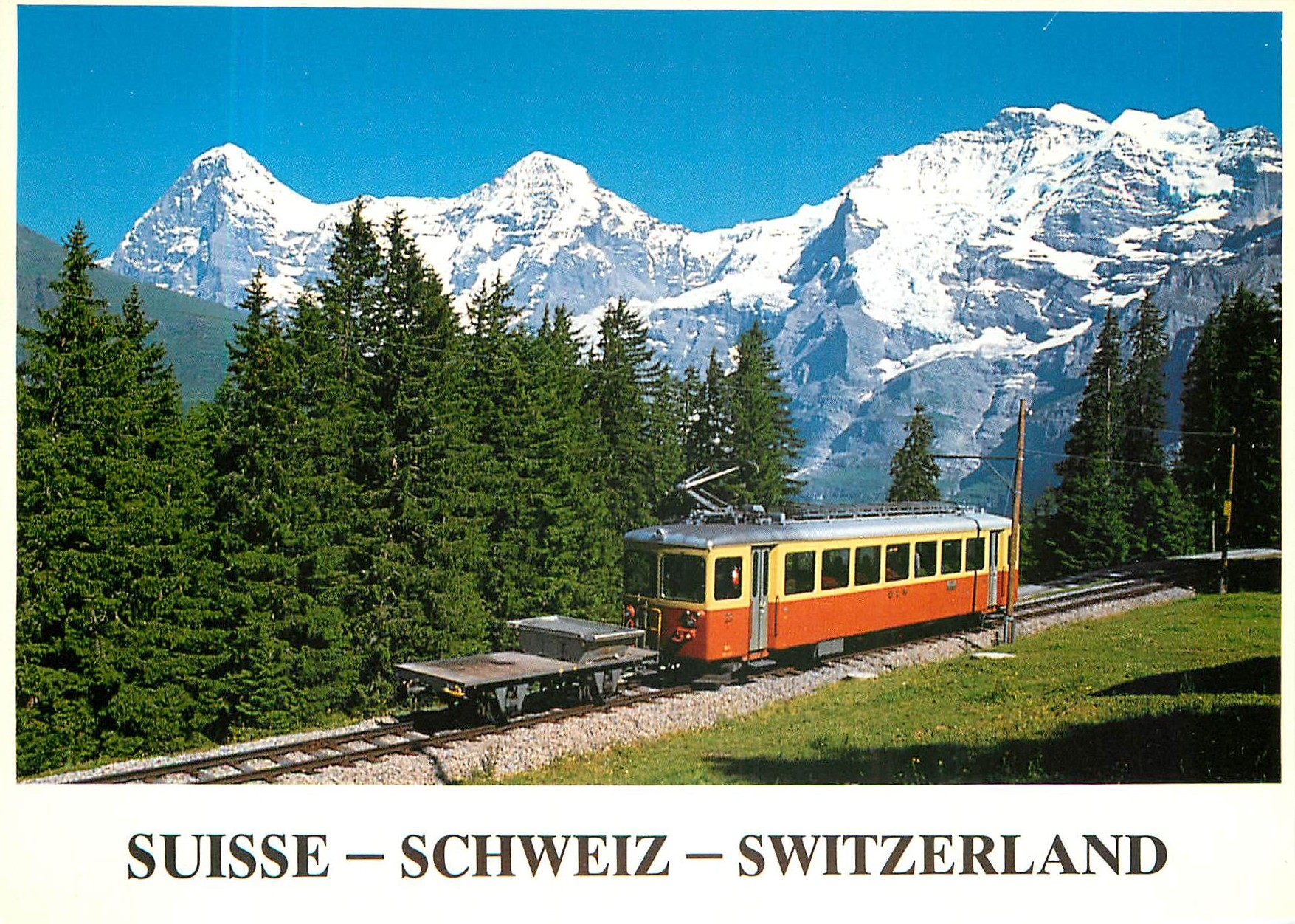 CPM Switzerland Murren Berner Oberland mit Eiger Monch und Jungfrau