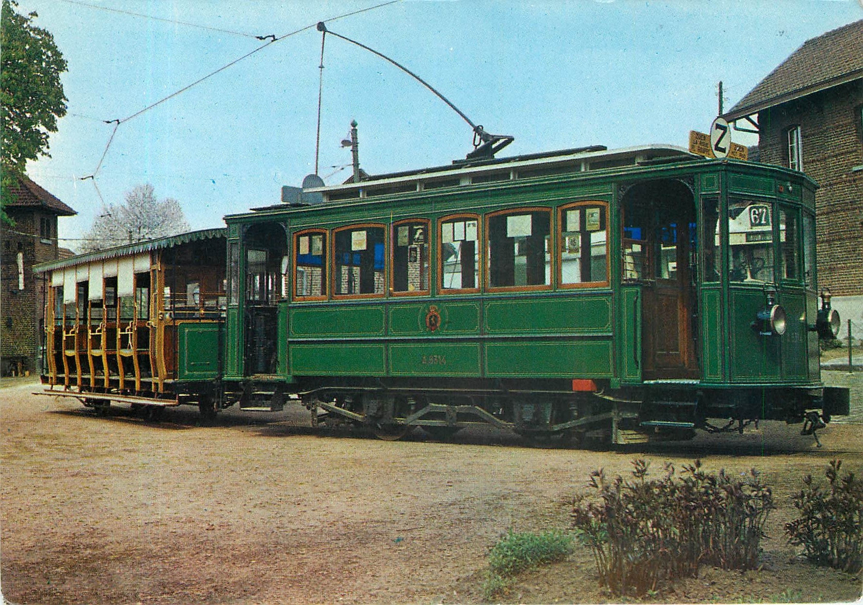 CPM Amutra Trammuseum Schepdaal Motorcar with open trailer 