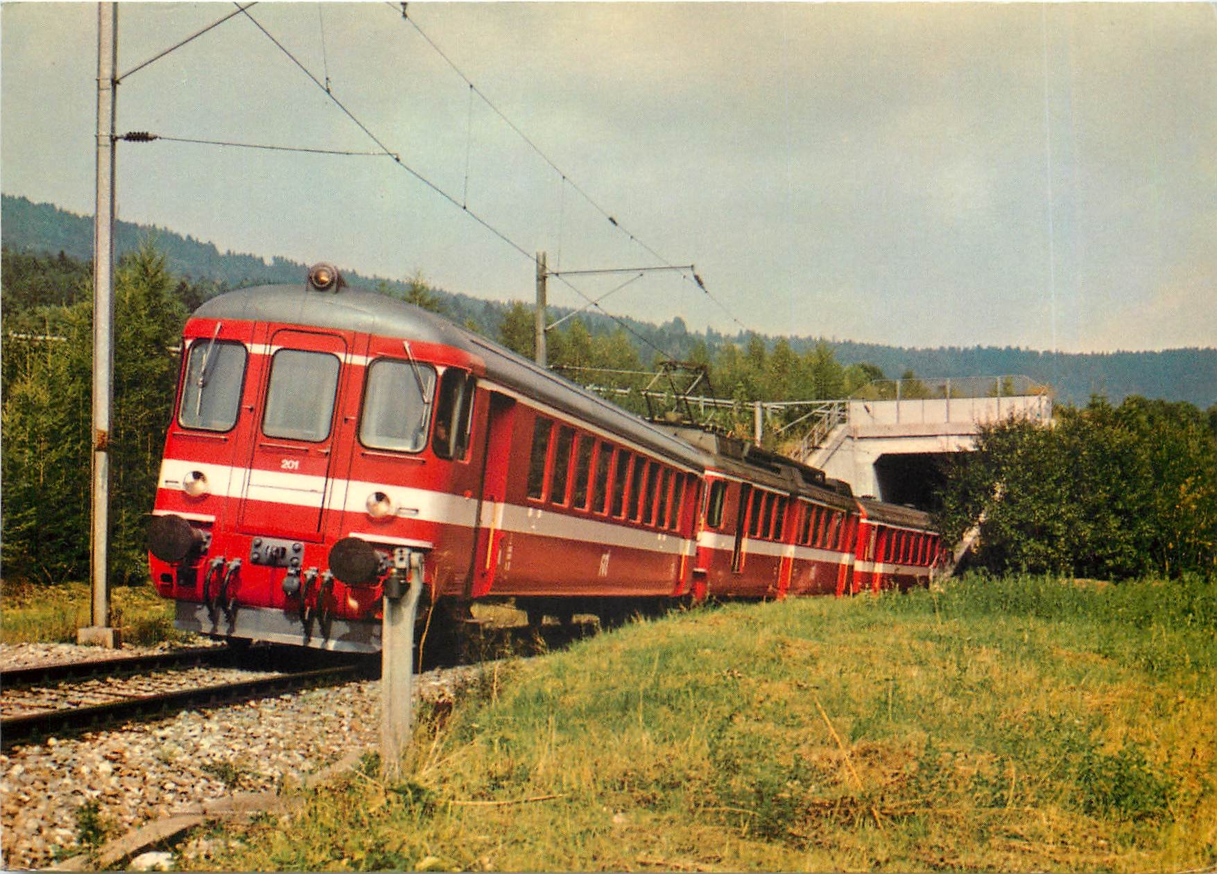 CPM Ligne Travers Fleurier Buttes 
