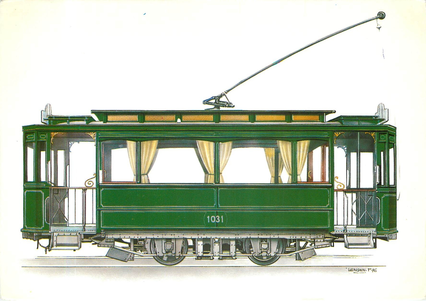 CPM Voiture motrice Tramways bruxellois
